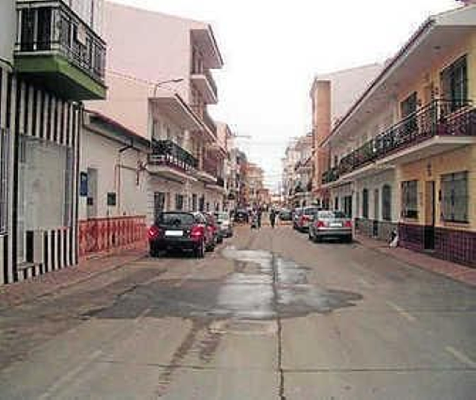 Calle El Pontil, en Torrox.