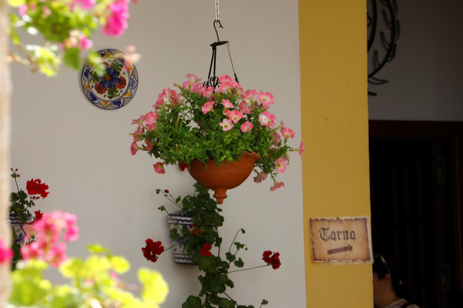 Patio del convento de las Carmelitas Descalzas.