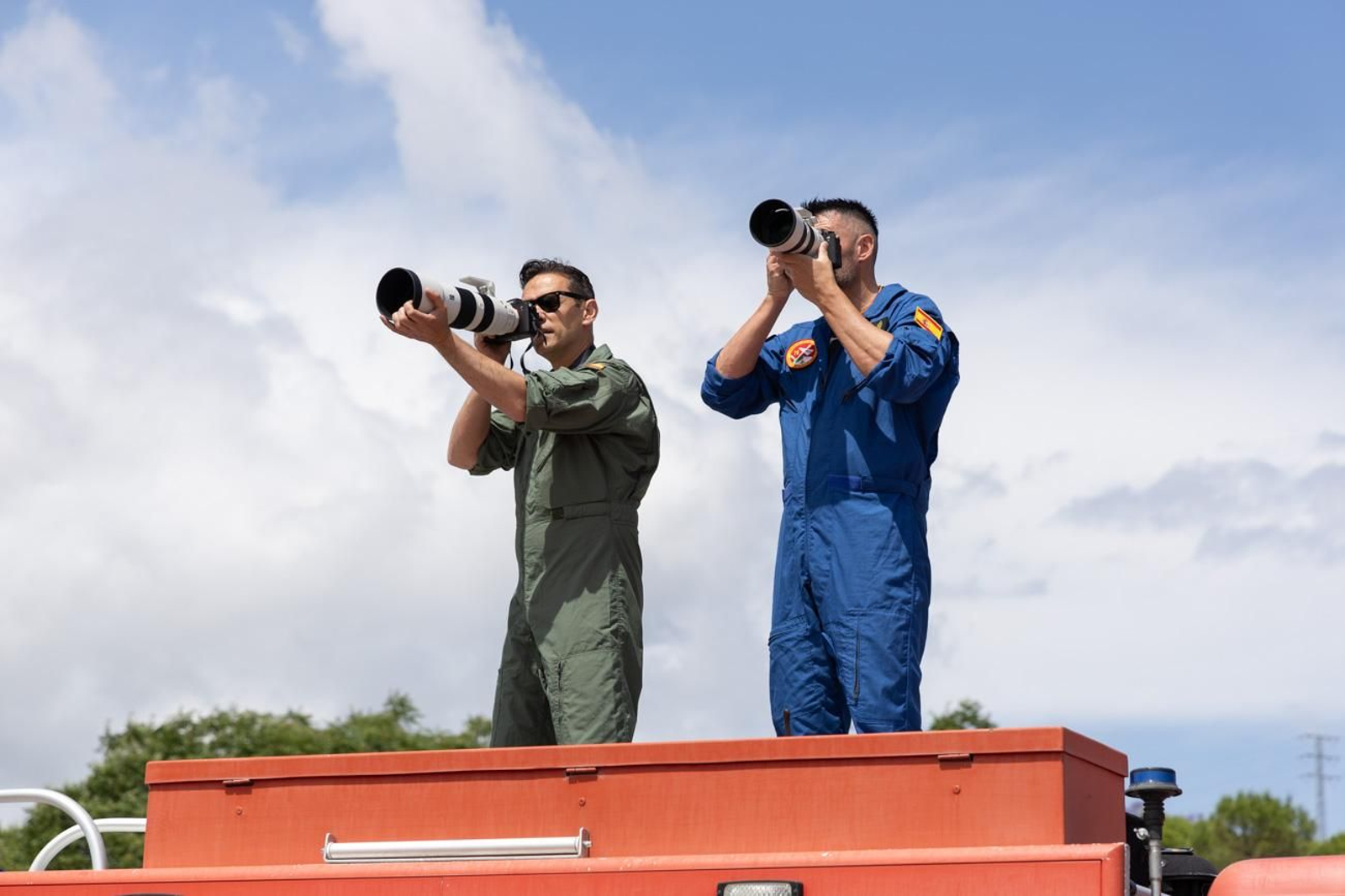Exhibición de la Patrulla Aspa del Ejército del Aire y del Espacio con motivo del 1.200 aniversario de la capitalidad de Jaén