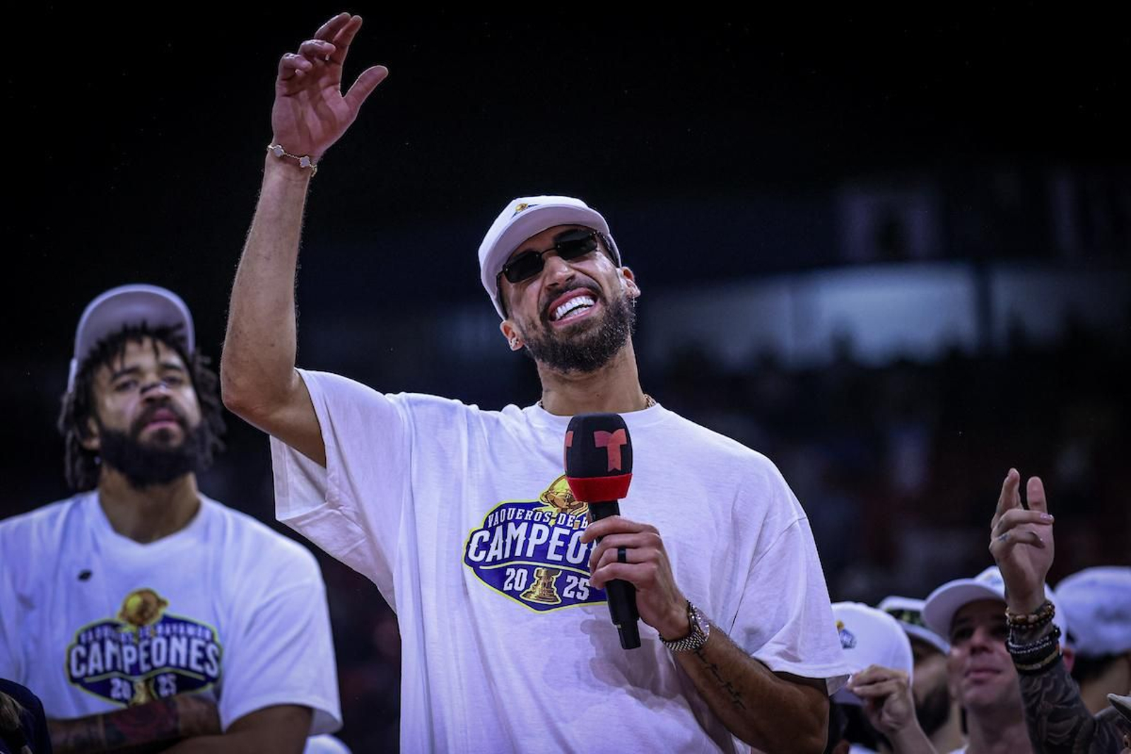 Título y despedida: Así festejó Chris Duarte la corona en Puerto Rico
