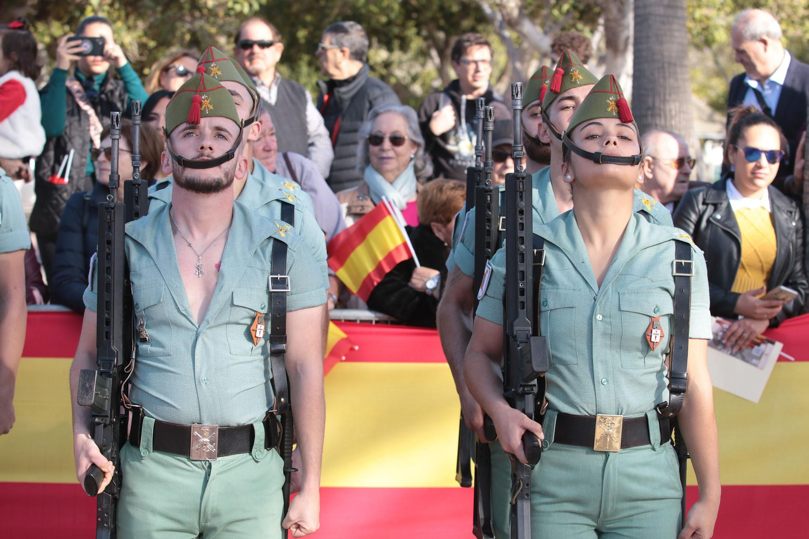 Jura de bandera civil en Las Almadrabillas
