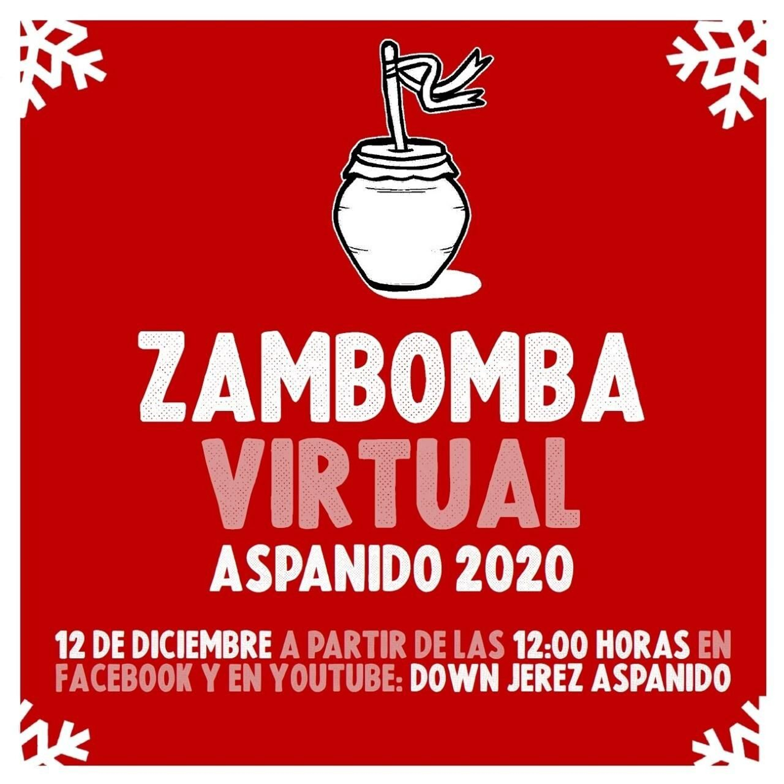Detalle del cartel de la Zambomba Virtual de Aspanido. Detalle del cartel de la Zambomba Virtual de Aspanido.