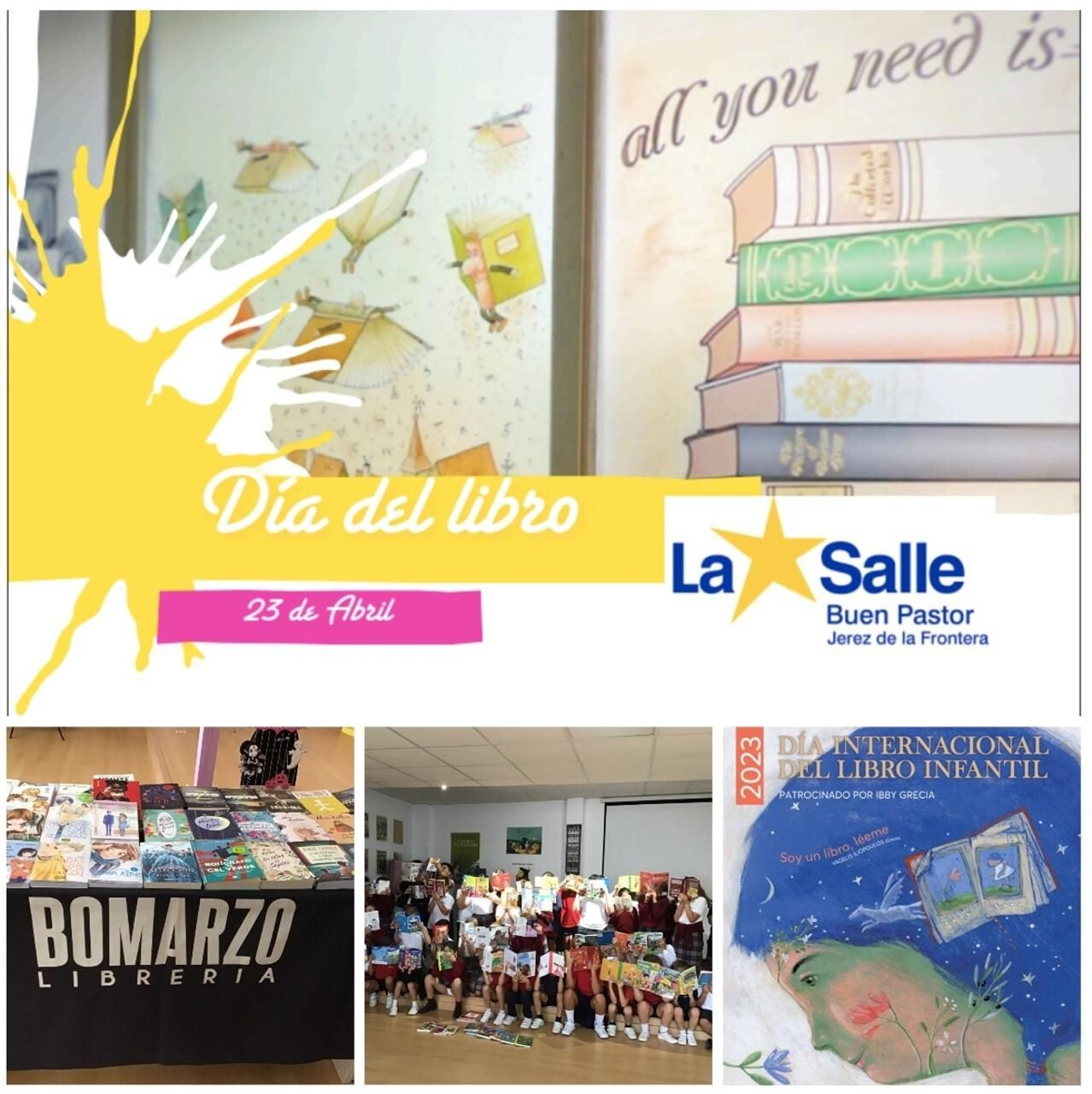 Celebrando el Mes del Libro.