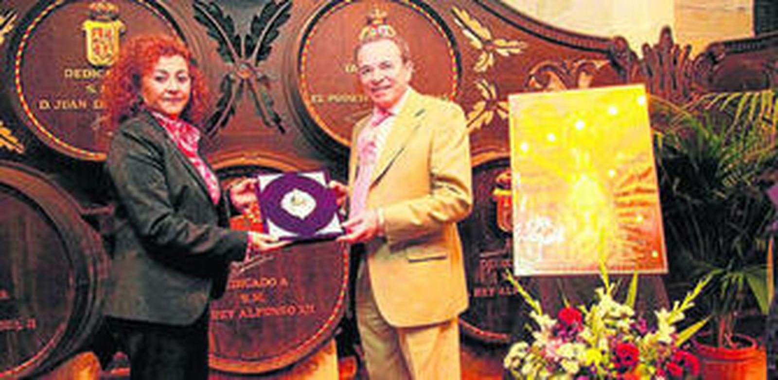 Un momento de la entrega de las pastas.