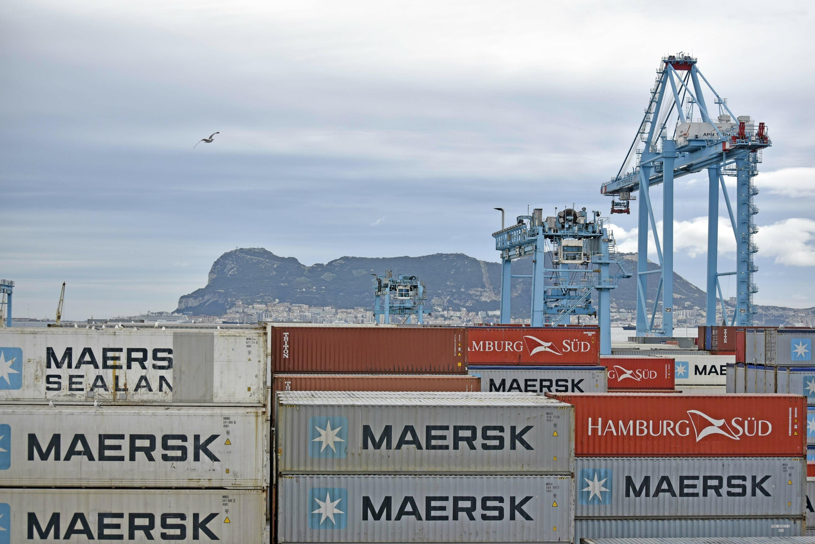 Contenedores en el Puerto de Algeciras.