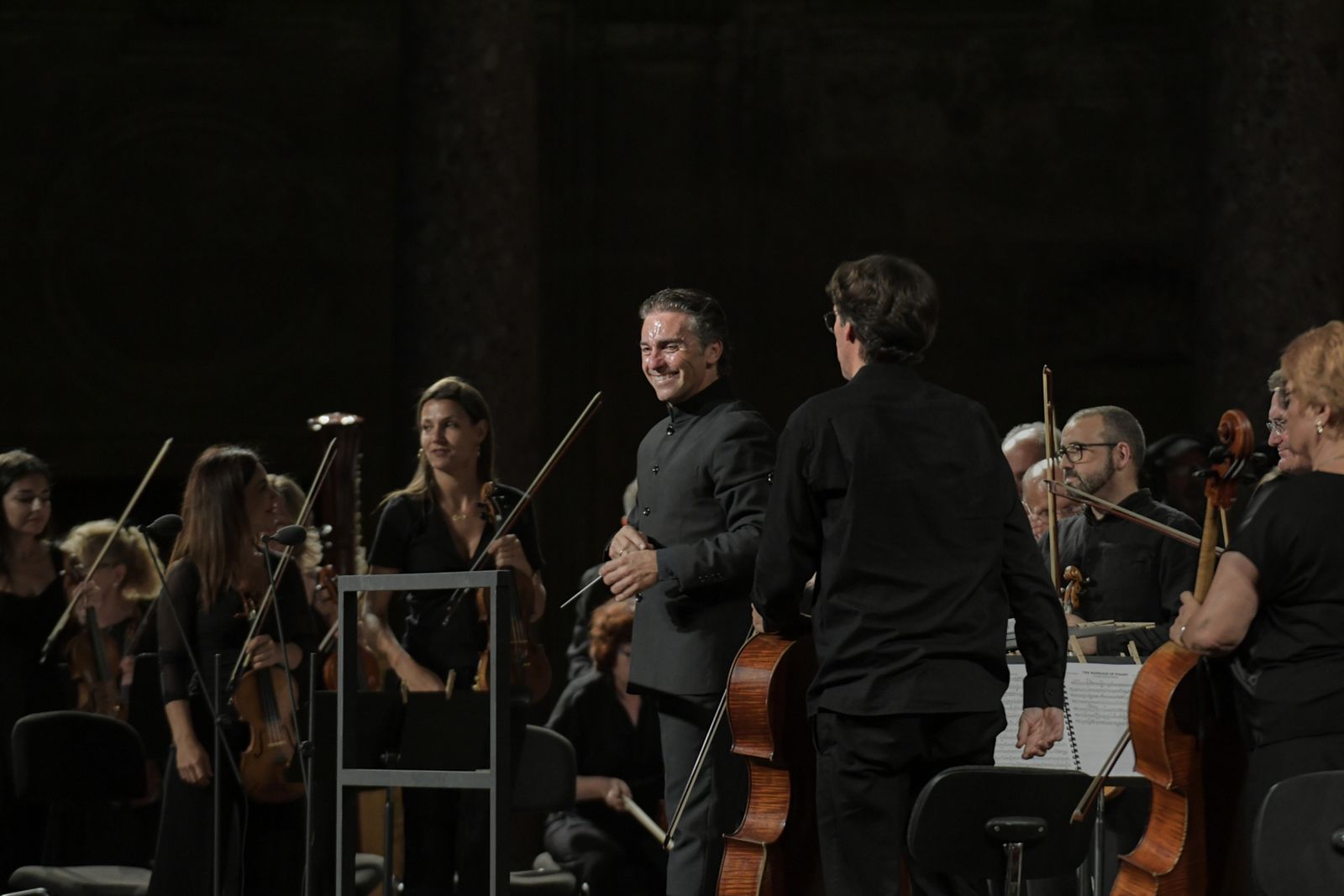 La soprano granadina María José Moreno y el barítono malagueño Carlos Álvarez actúan en  el Palacio de Carlos V, en imágenes