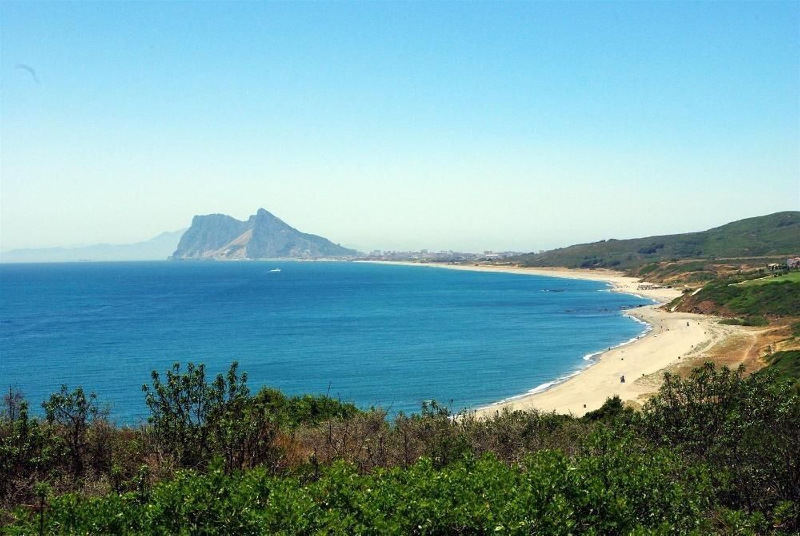La playa de La Alcaidesa, en La Línea