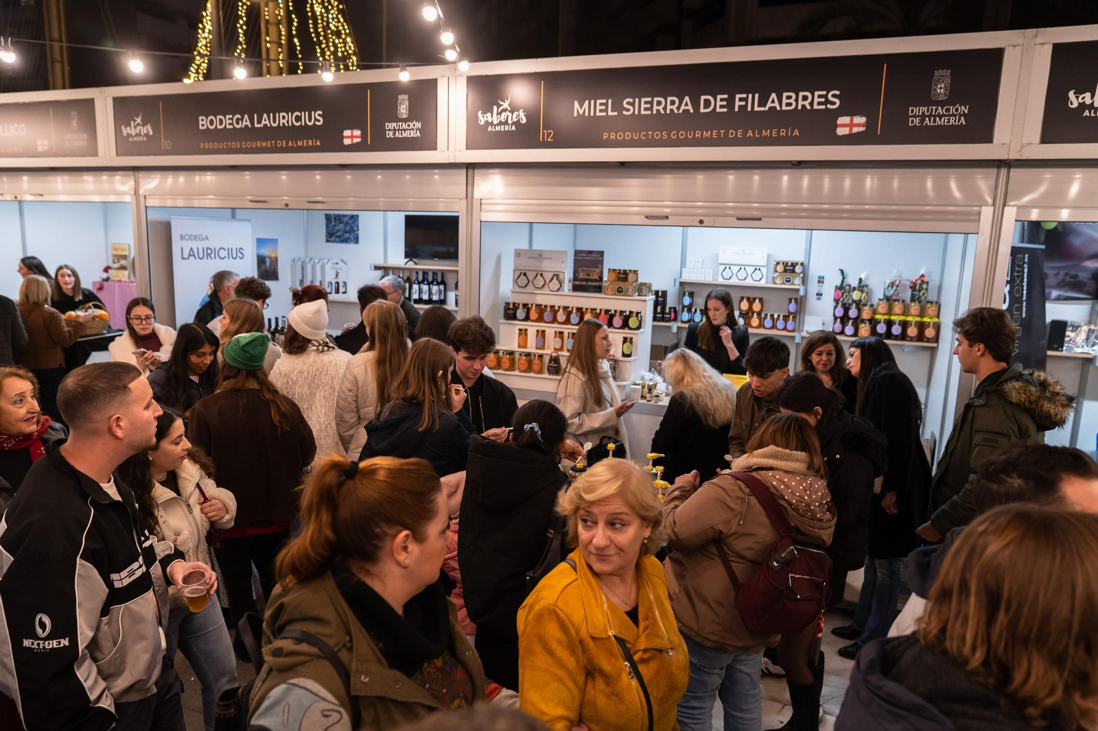 El evento está congregando a muchos visitantes.