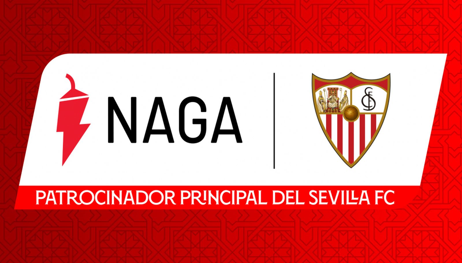 El Sevilla anuncia a NAGA como nuevo patrocinador principal