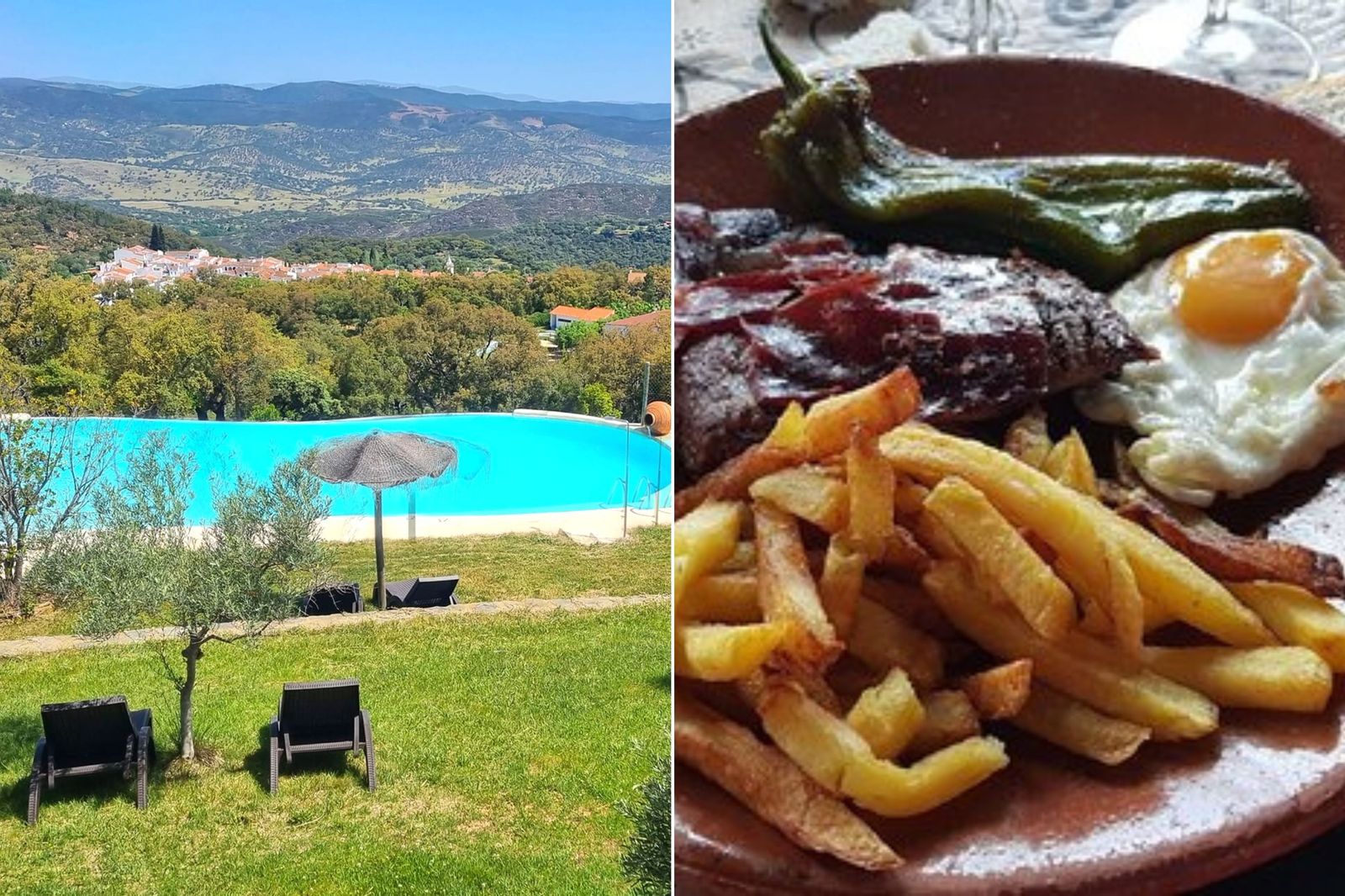 El restaurante de Huelva donde comer bien y darte un baño con vistas únicas a la Sierra