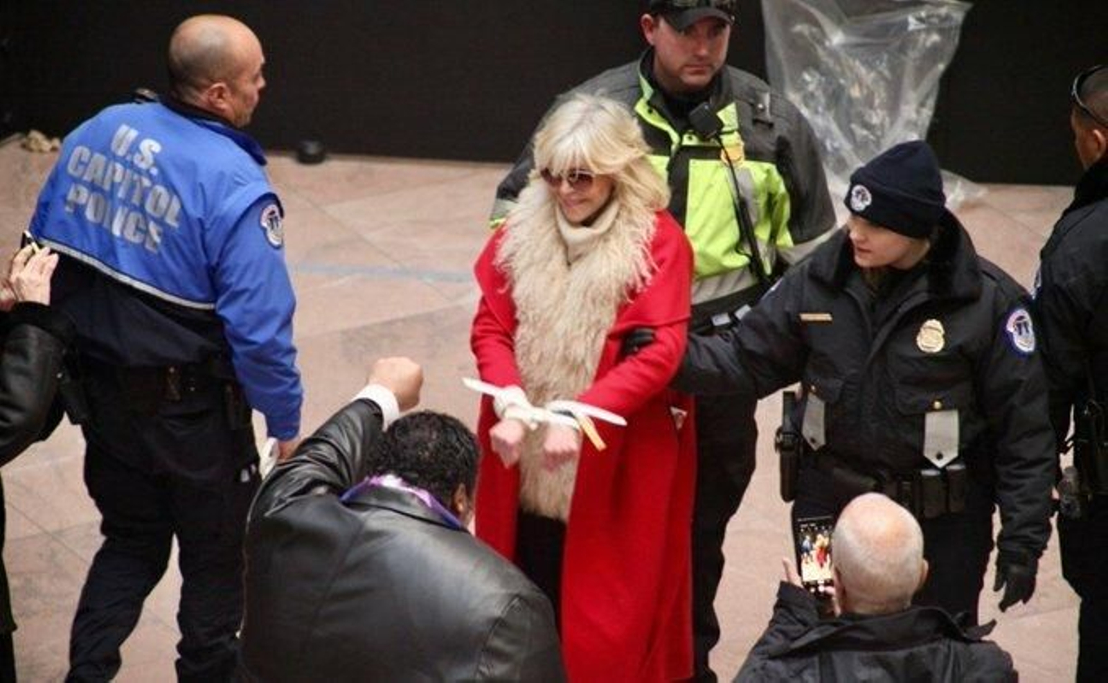 Jane Fonda, detenida por quinta vez