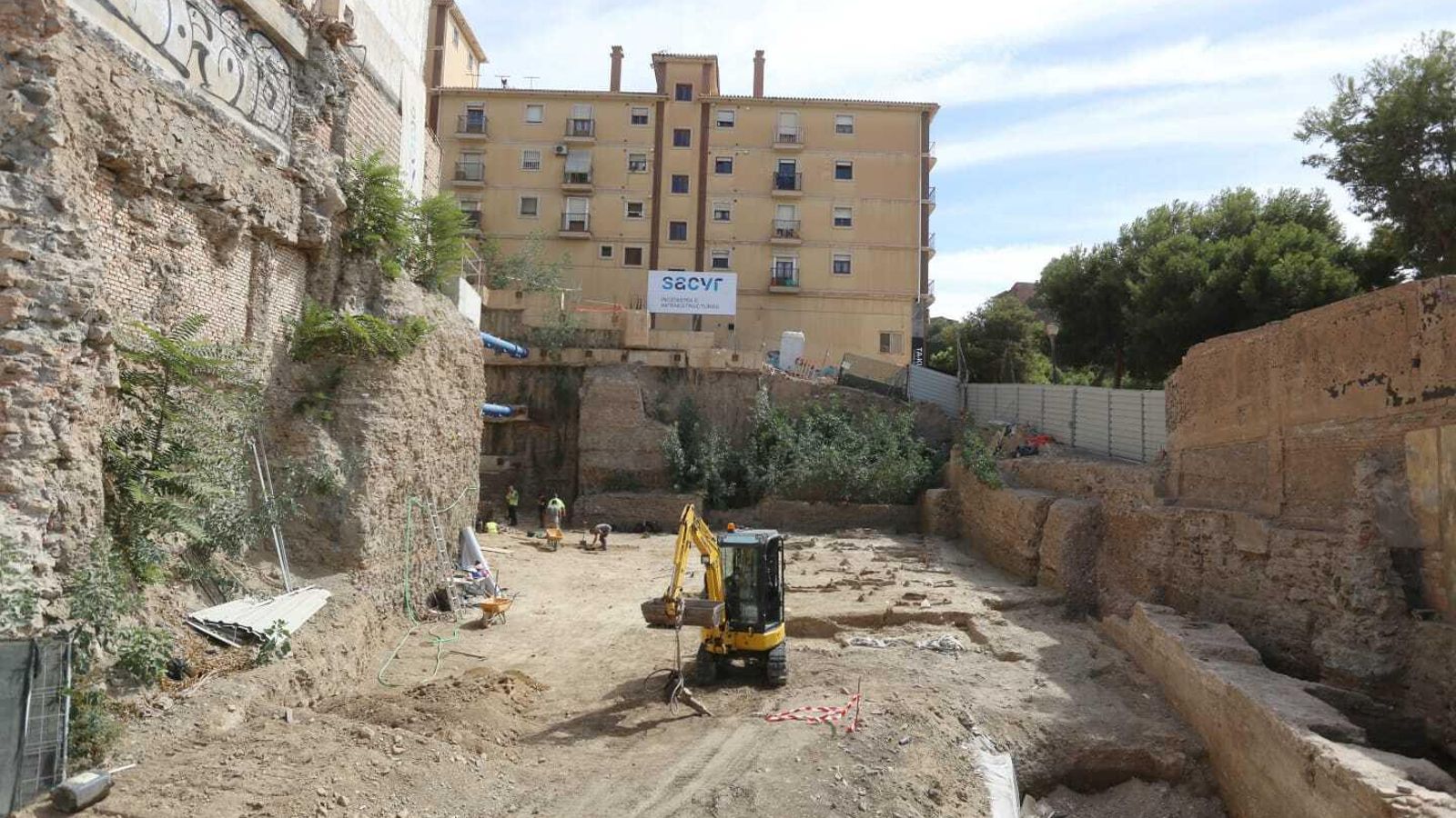 Estado actual de la parcela en la que Piqué pretende levantar un hotel de cinco estrellas.