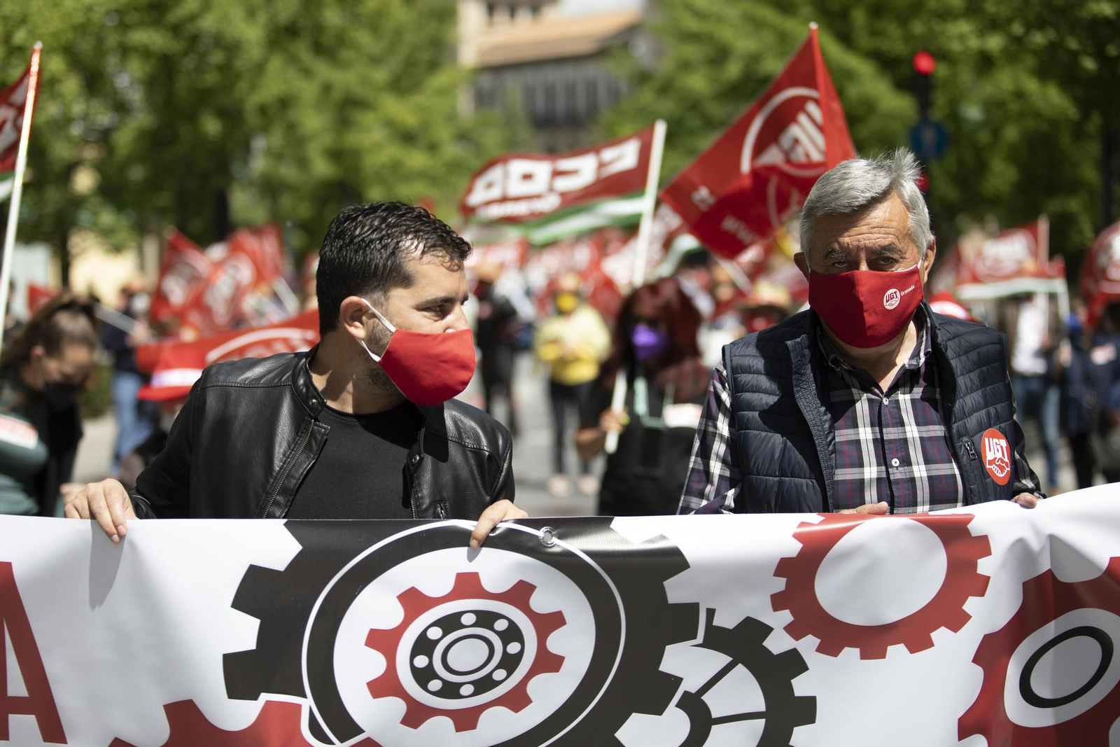 Fotos: Manifestación del 1º de Mayo en Granada