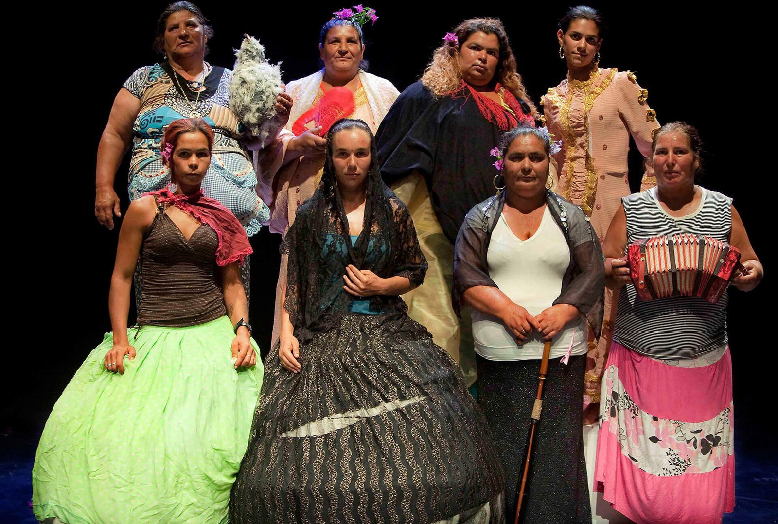 Mujeres protagonistas de 'La casa de Bernarda Alba'.