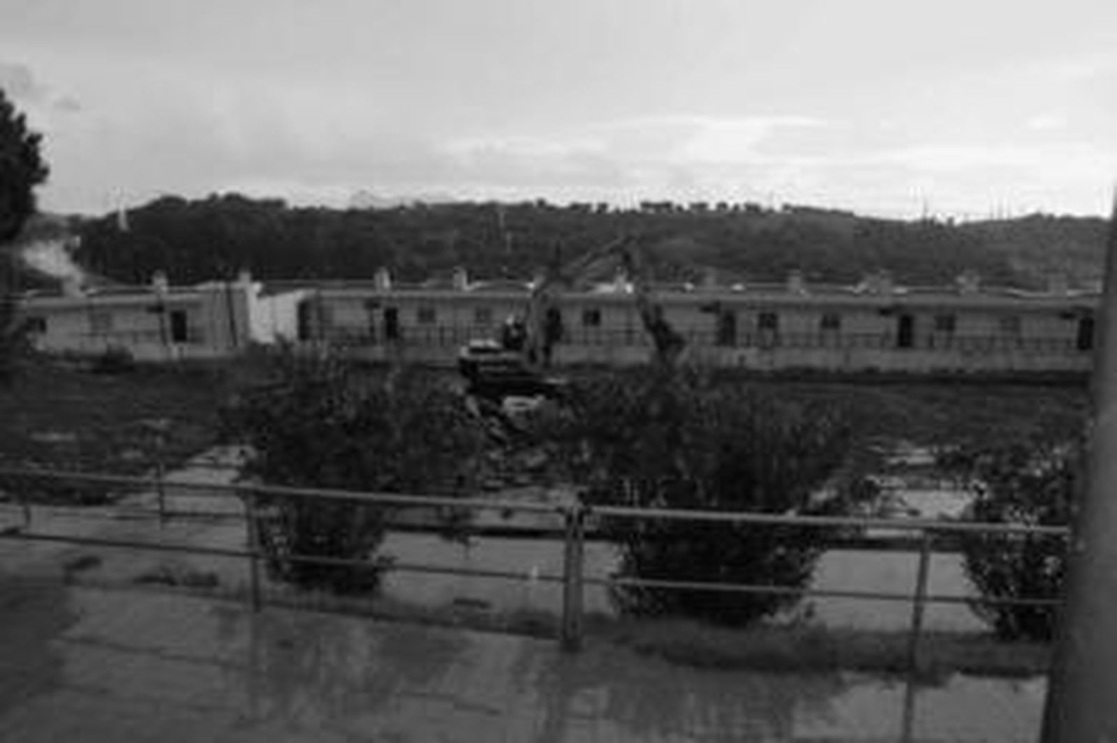 El colegio Santa María La Coronada de San Roque, actualmente en obras.