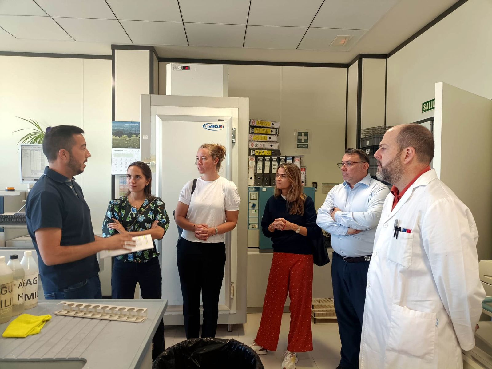 Visita de la delegación europea a empresas andaluzas.