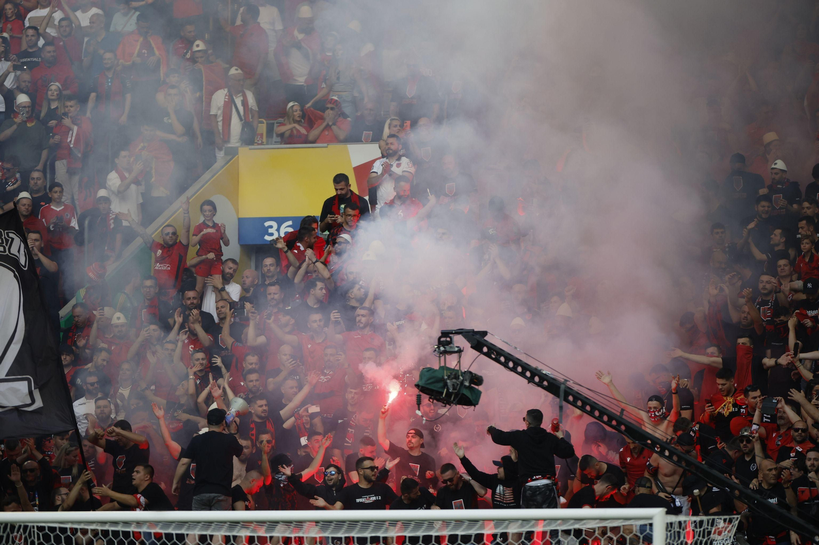 Las fotos del Albania - España