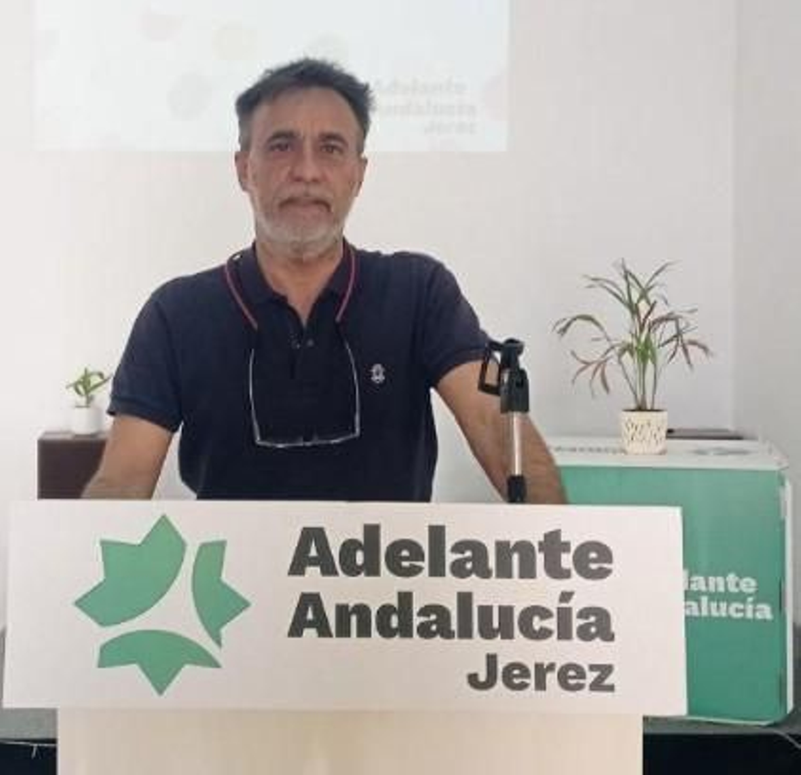 Carlos Fernández, portavoz de Adelante Andalucía en Jerez.