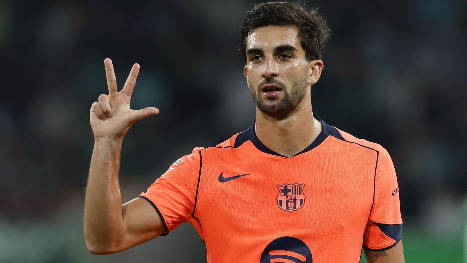 Ferrán Martínez le hizo 3 goles al Betis en el 3-5 del FC Barcelona en La Cartuja.