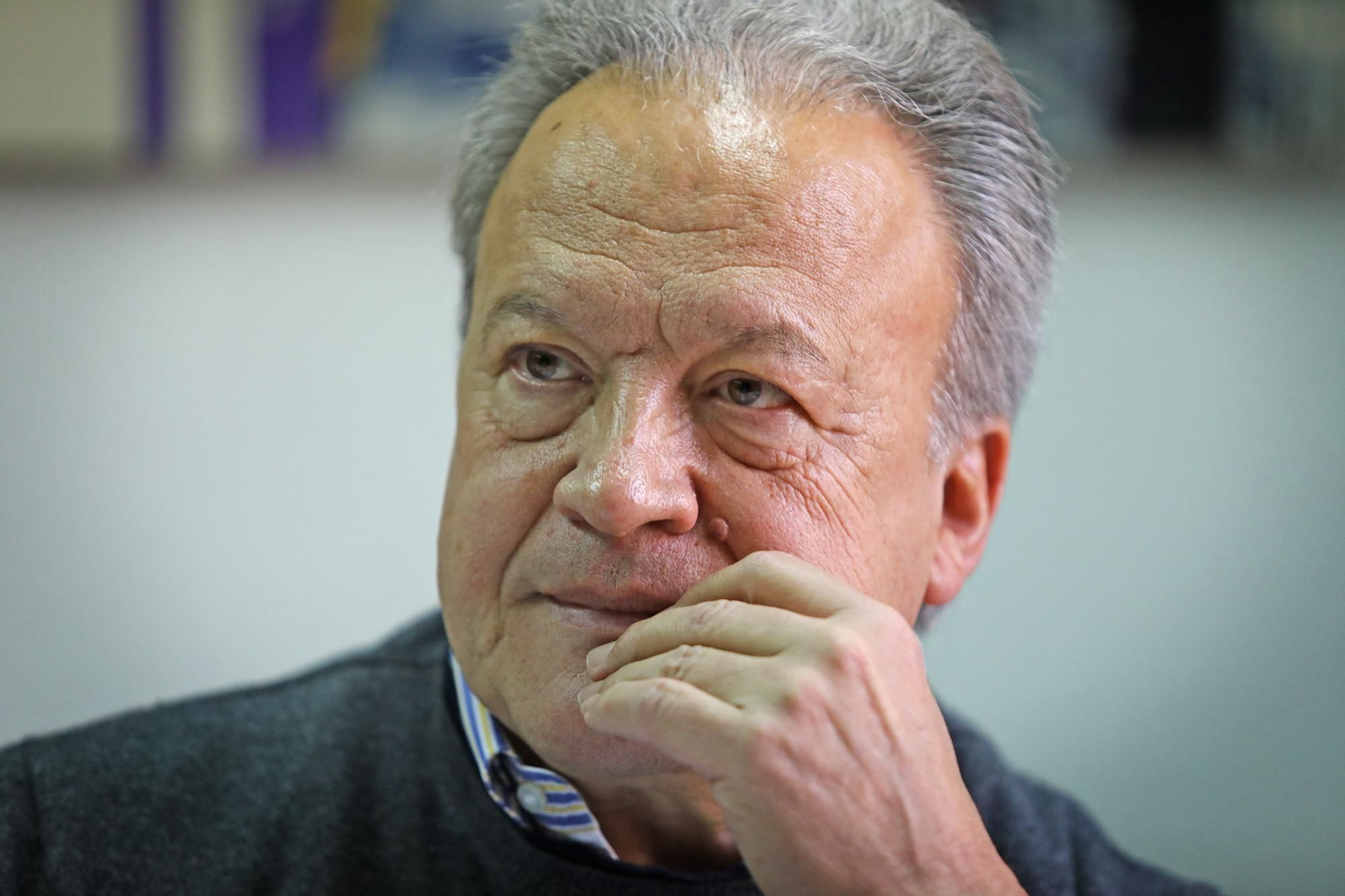 Pedro Pacheco, durante una entrevista con este periódico. Pedro Pacheco, durante una entrevista con este periódico.