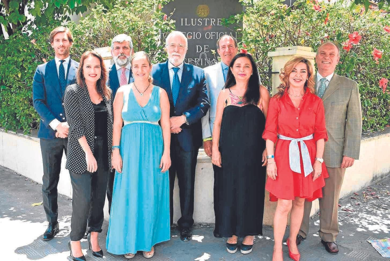 Imagen de archivo de la Junta de Gobierno del Colegio de Veterinarios.