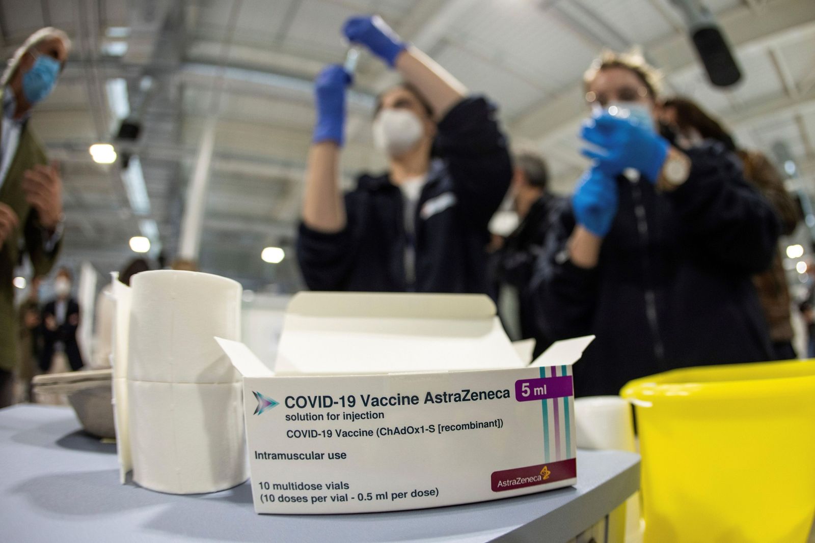 Campaña de vacunación en Madrid.