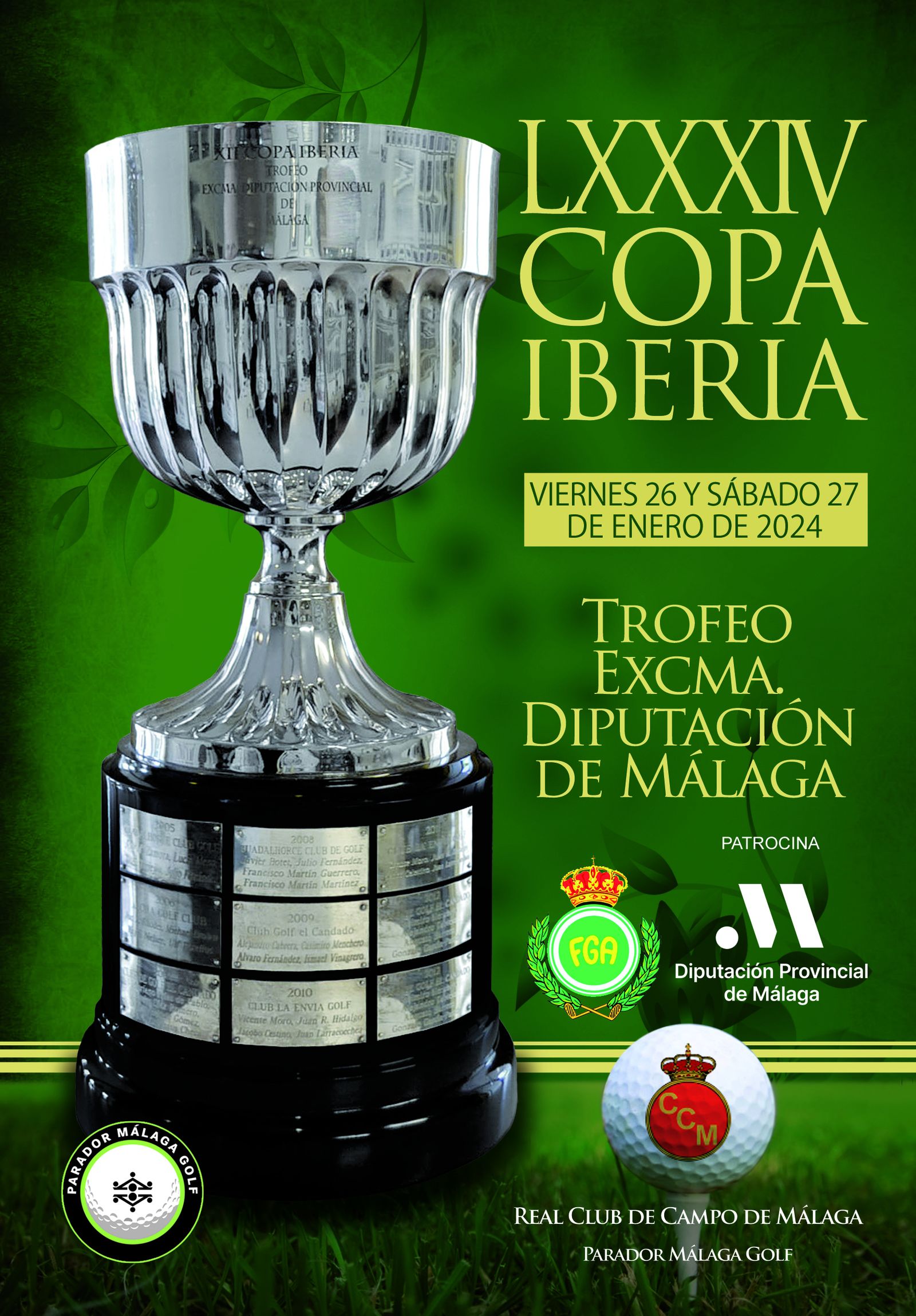 Equipos de toda España en la Copa Iberia de golf Diputación de Málaga