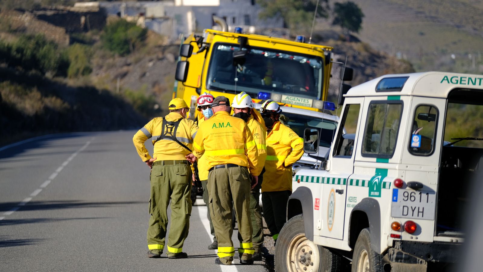 Fotogalería incendio en Castro de Filabres. Almería