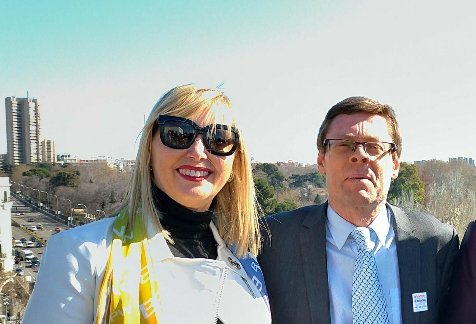 Paz Martín Lozano y Philippe Lambert.