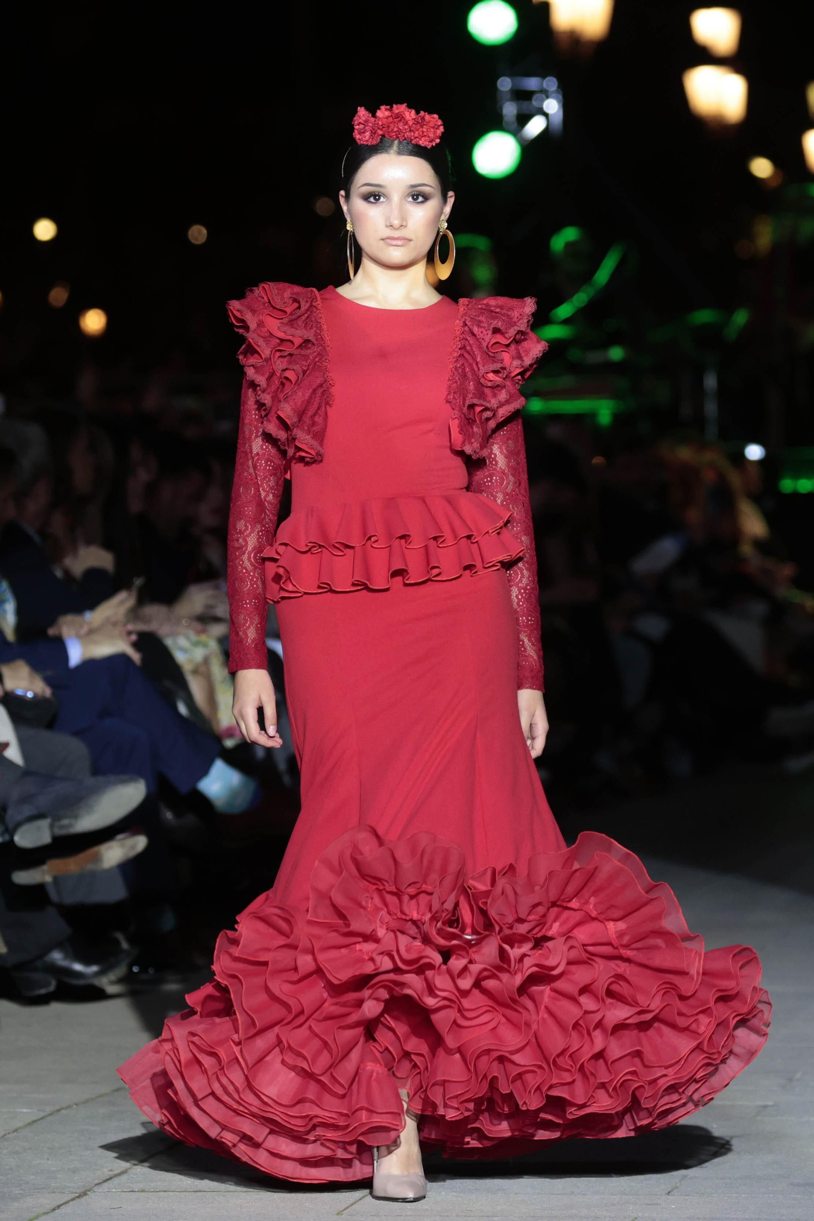 El desfile Andalucía es flamenca en el Palacio de San Telmo, todas las fotos