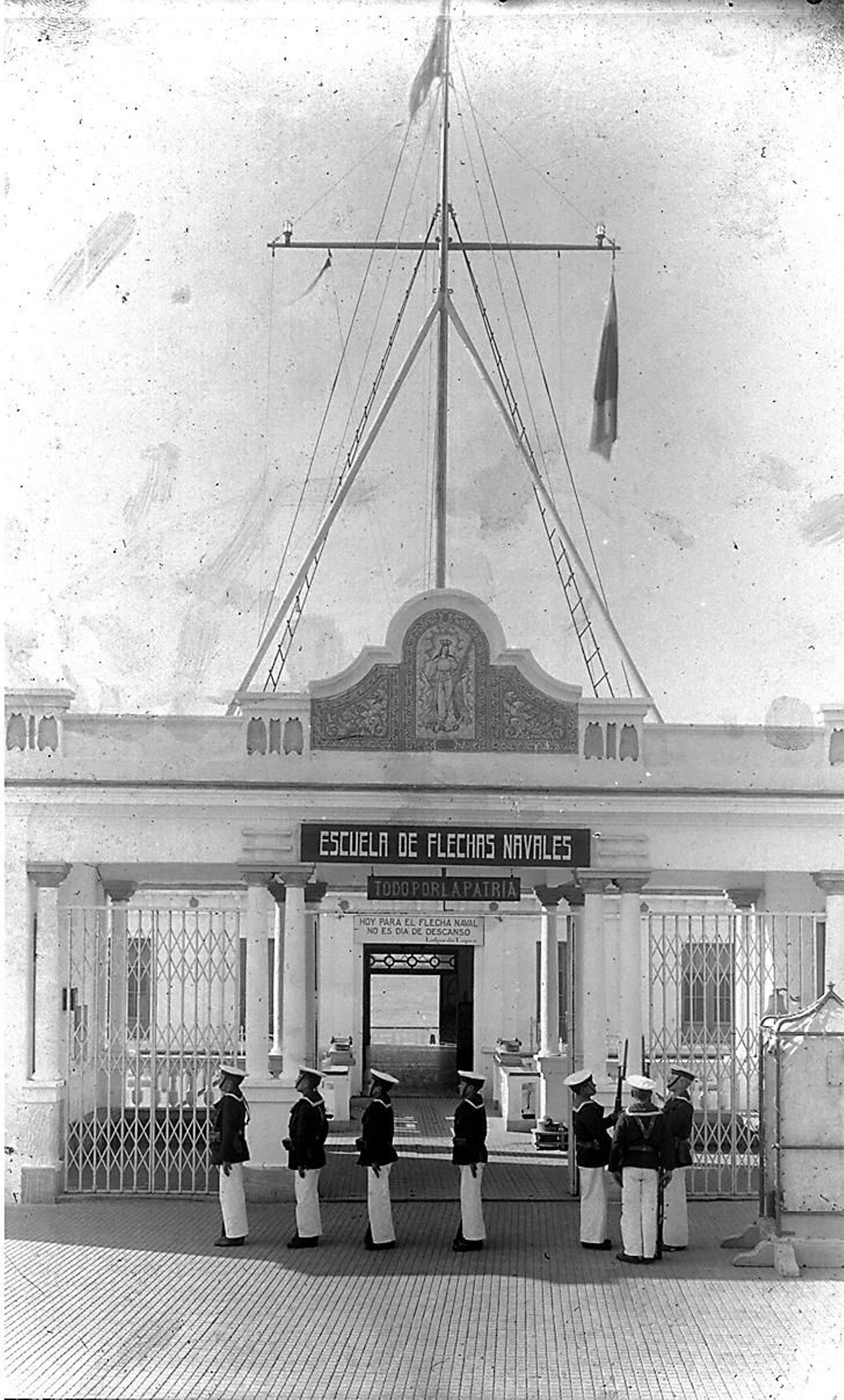 El Balneario fue Escuela de Flechas Navales