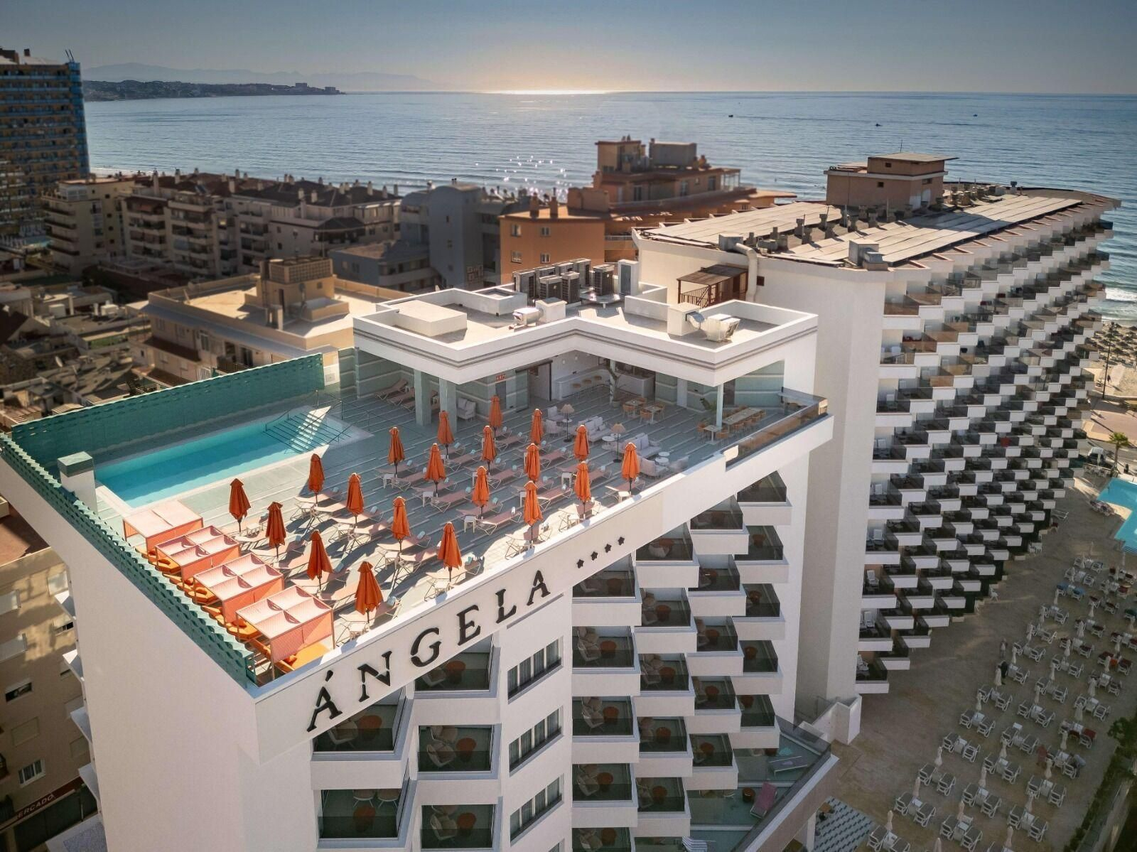 El hotel Ángela de Fuengirola. El hotel Ángela de Fuengirola.