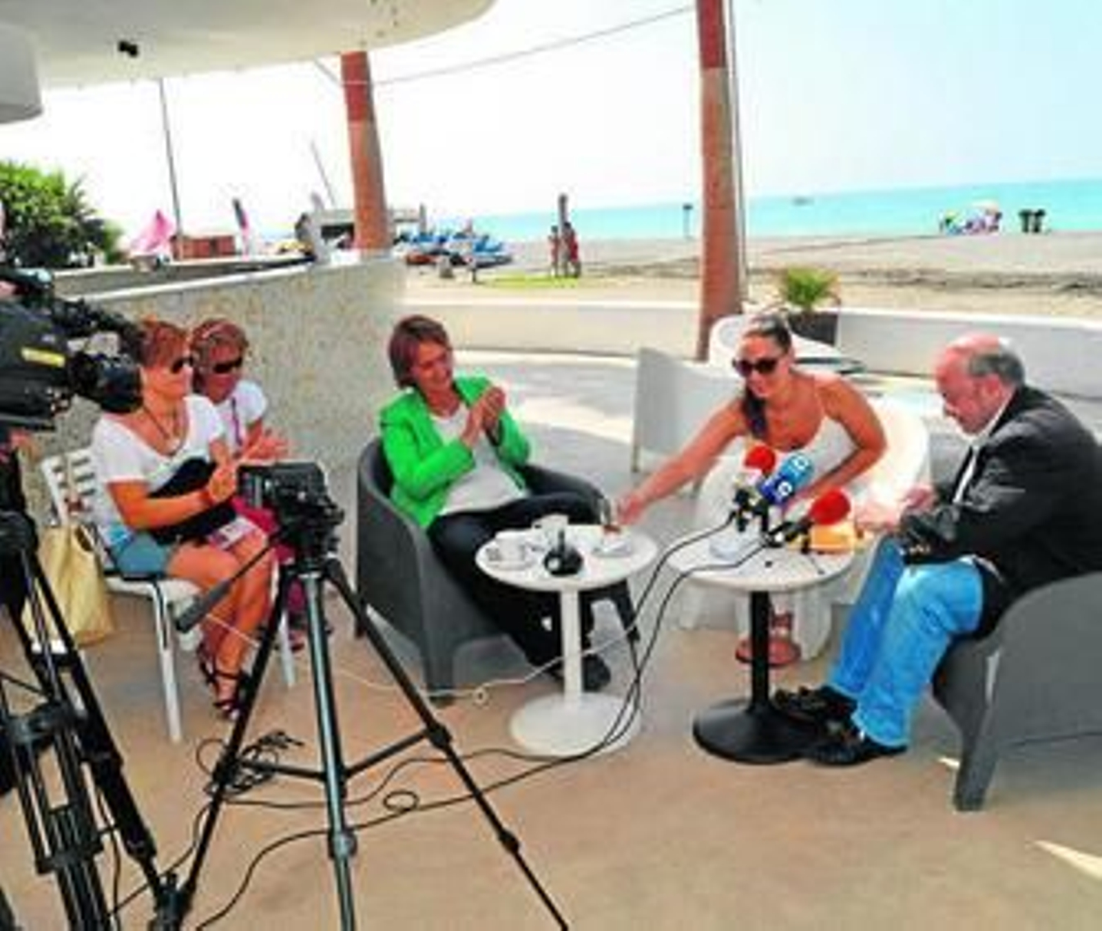 Marina Heredia realizó una entrevista distendida con Diego Martínez.