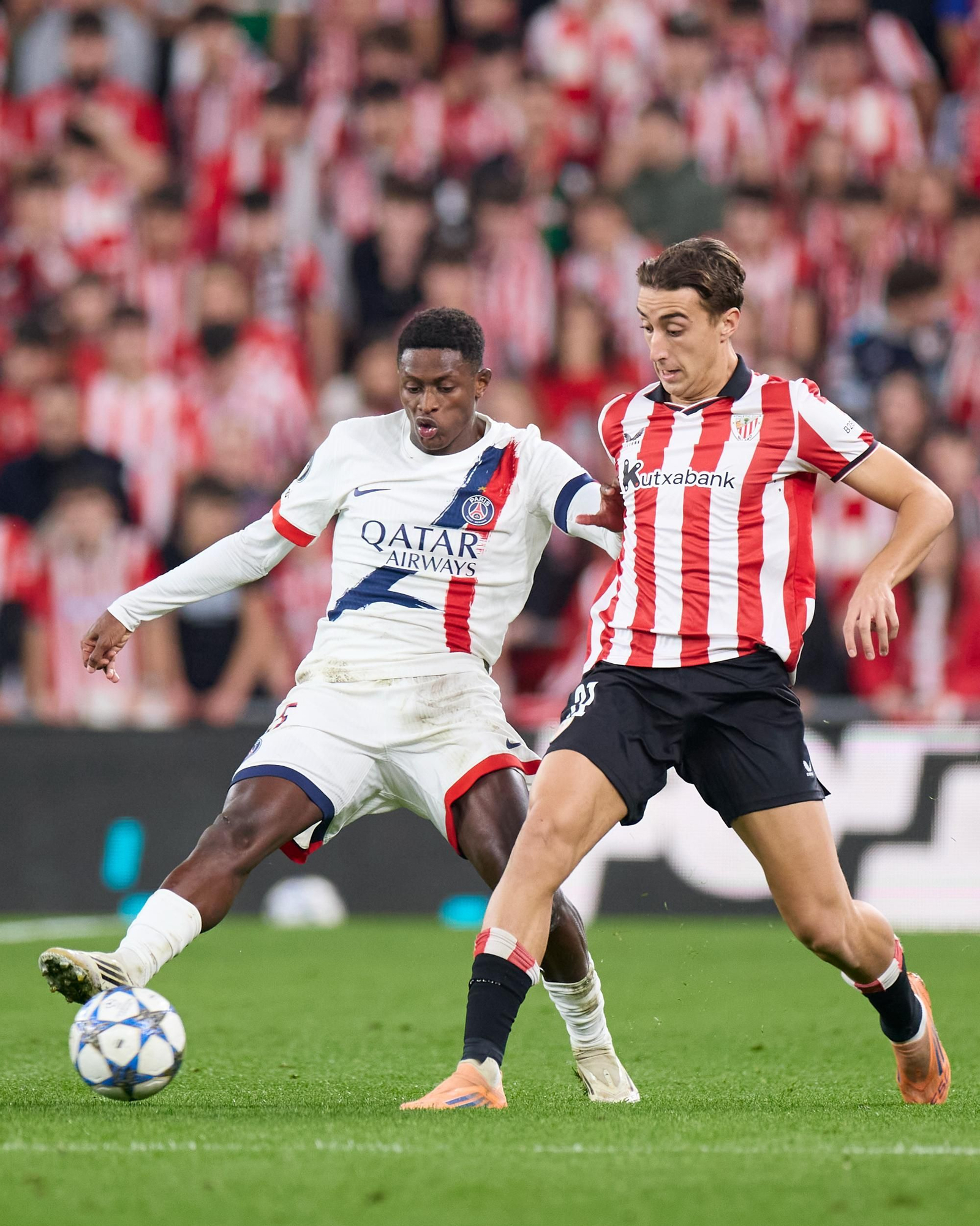 El Athletic Club-PSG, en imágenes