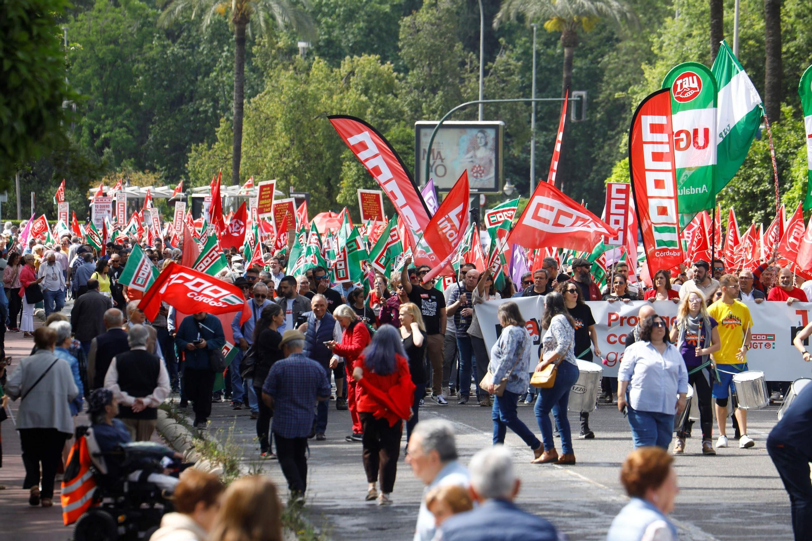 Todas las imágenes de la manifestación del 1 de mayo en Córdoba Todas las imágenes de la manifestación del 1 de mayo en Córdoba