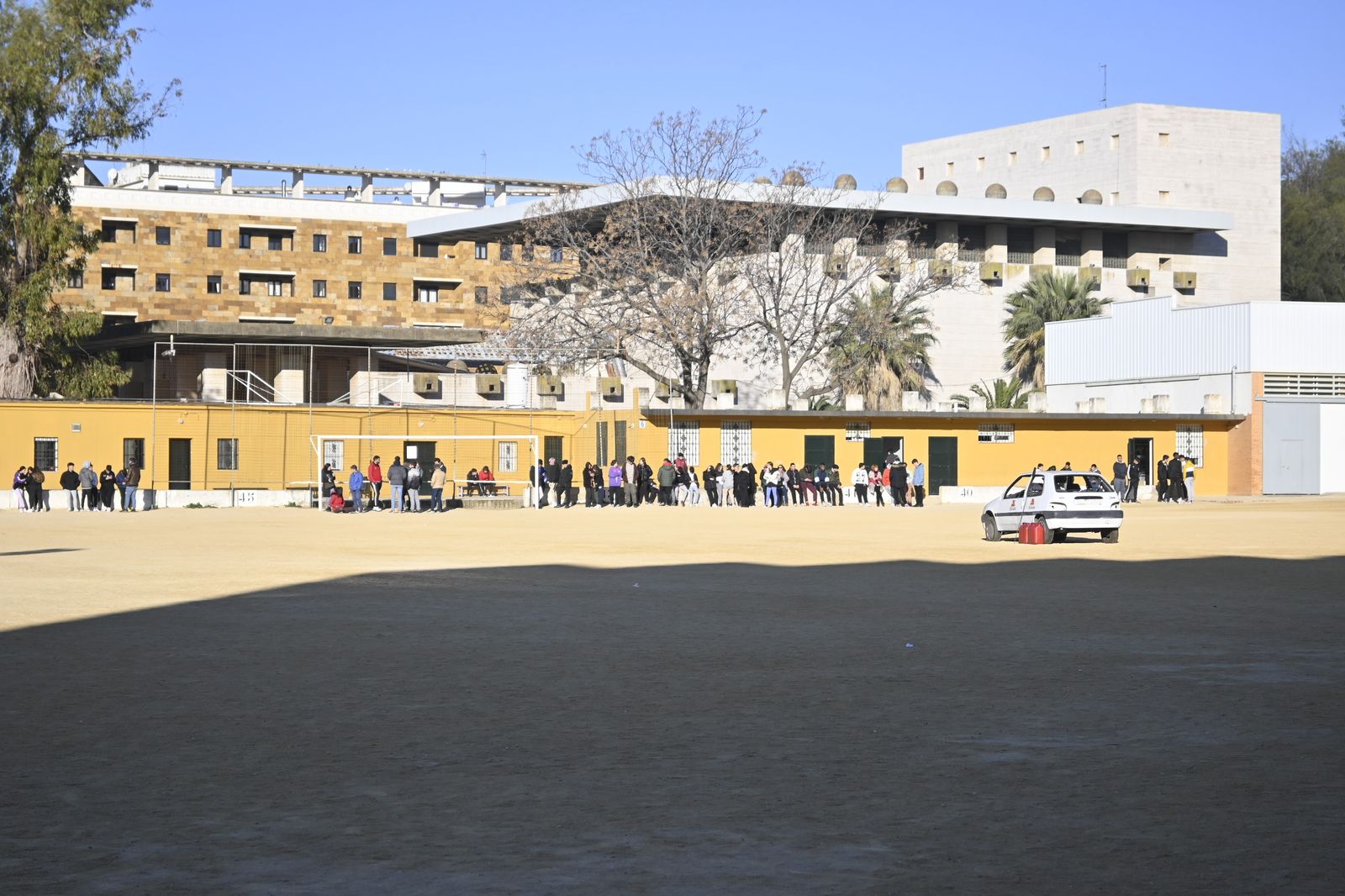 Imágenes del simulacro de incendio en el Funcadia