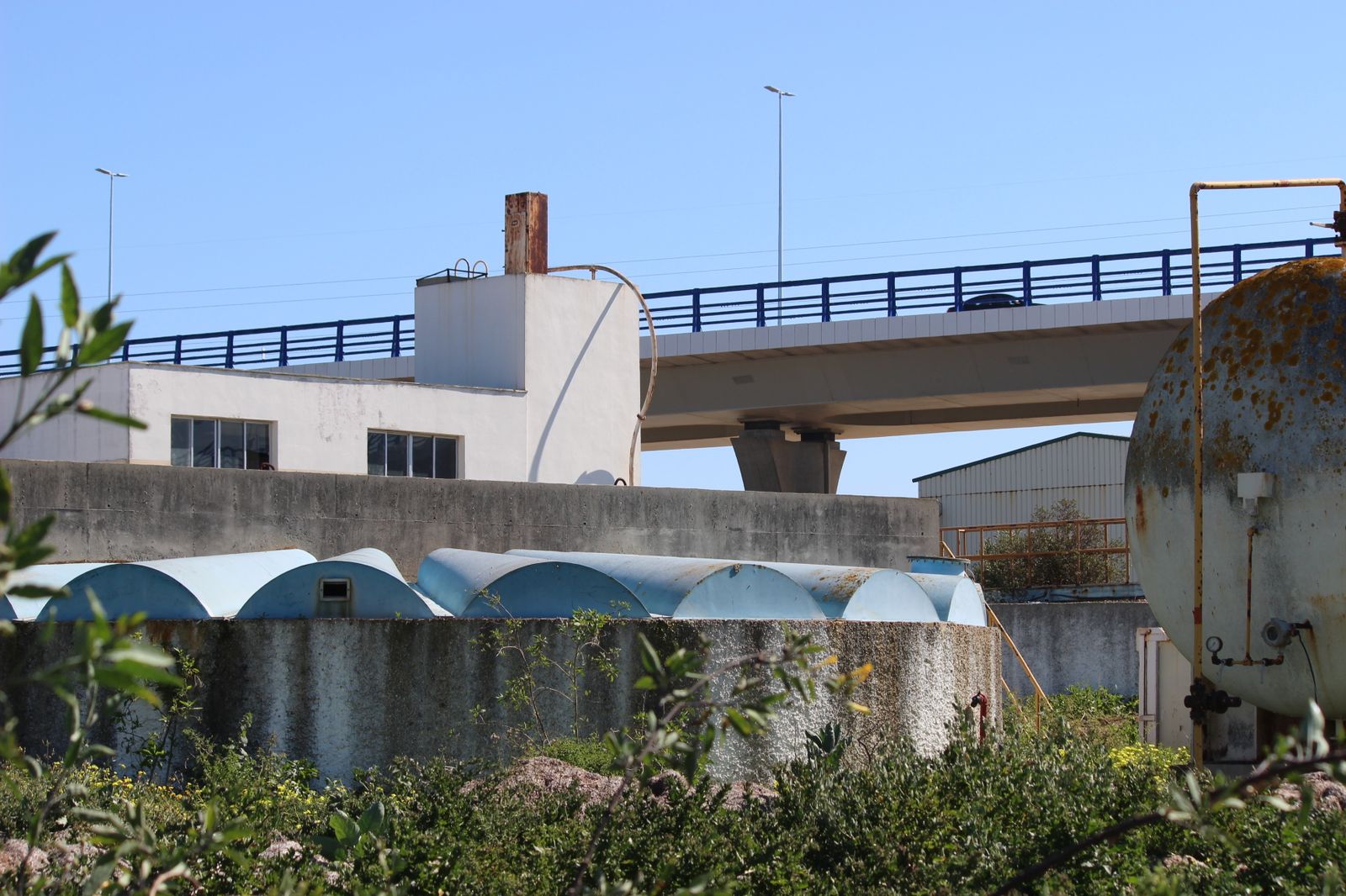 Depuradora de Puerto Real, en el Río San Pedro.