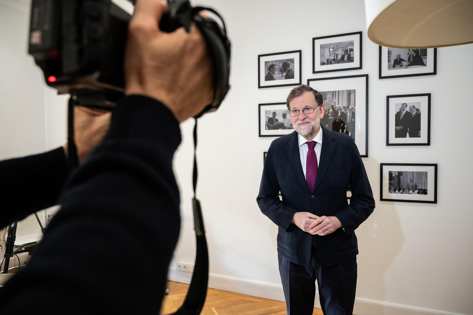 El ex presidente del Gobierno Mariano Rajoy, durante la presentación de su libro, hace unos días en Madrid.