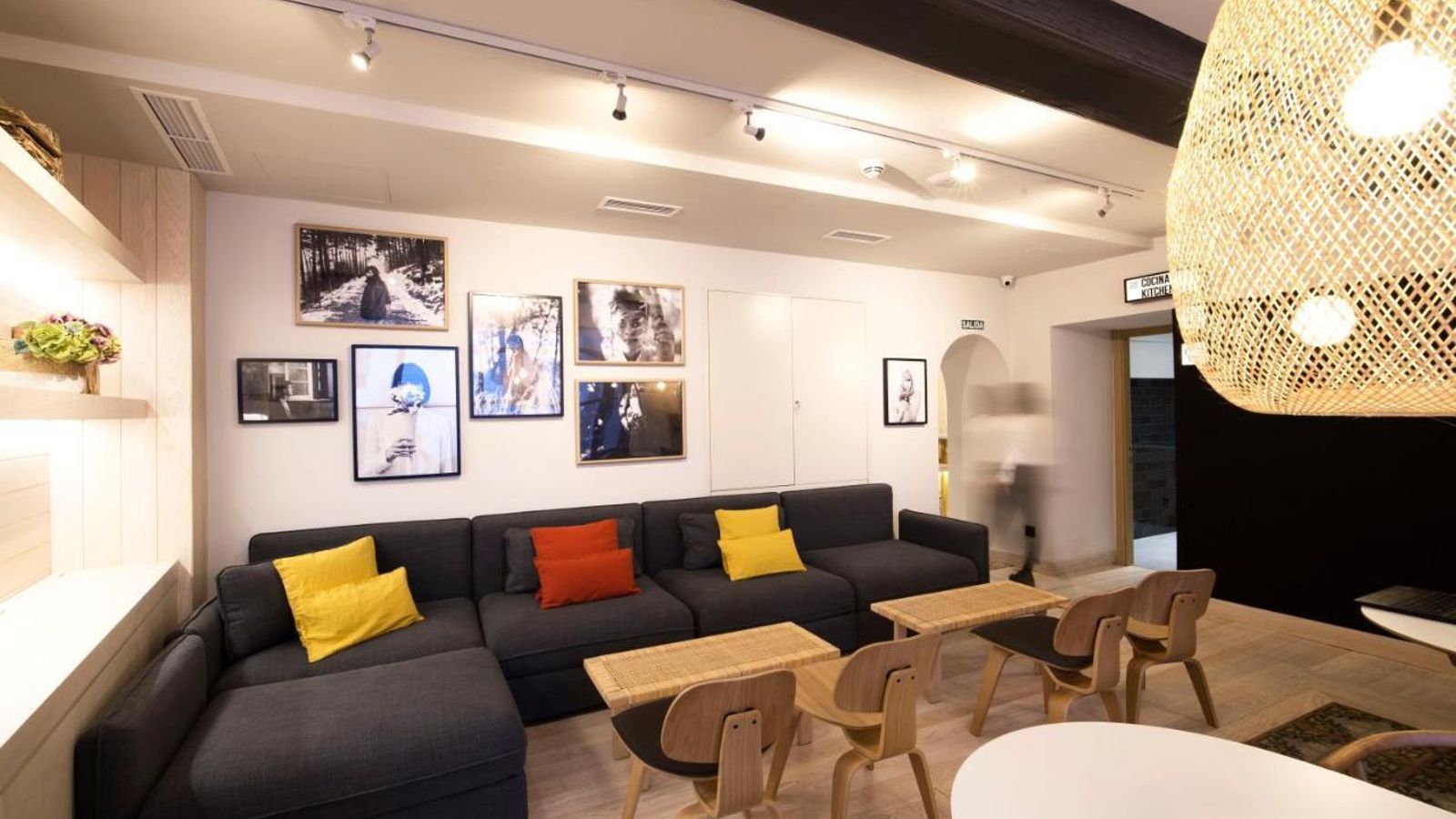 Zona de ocio del For You Hostel