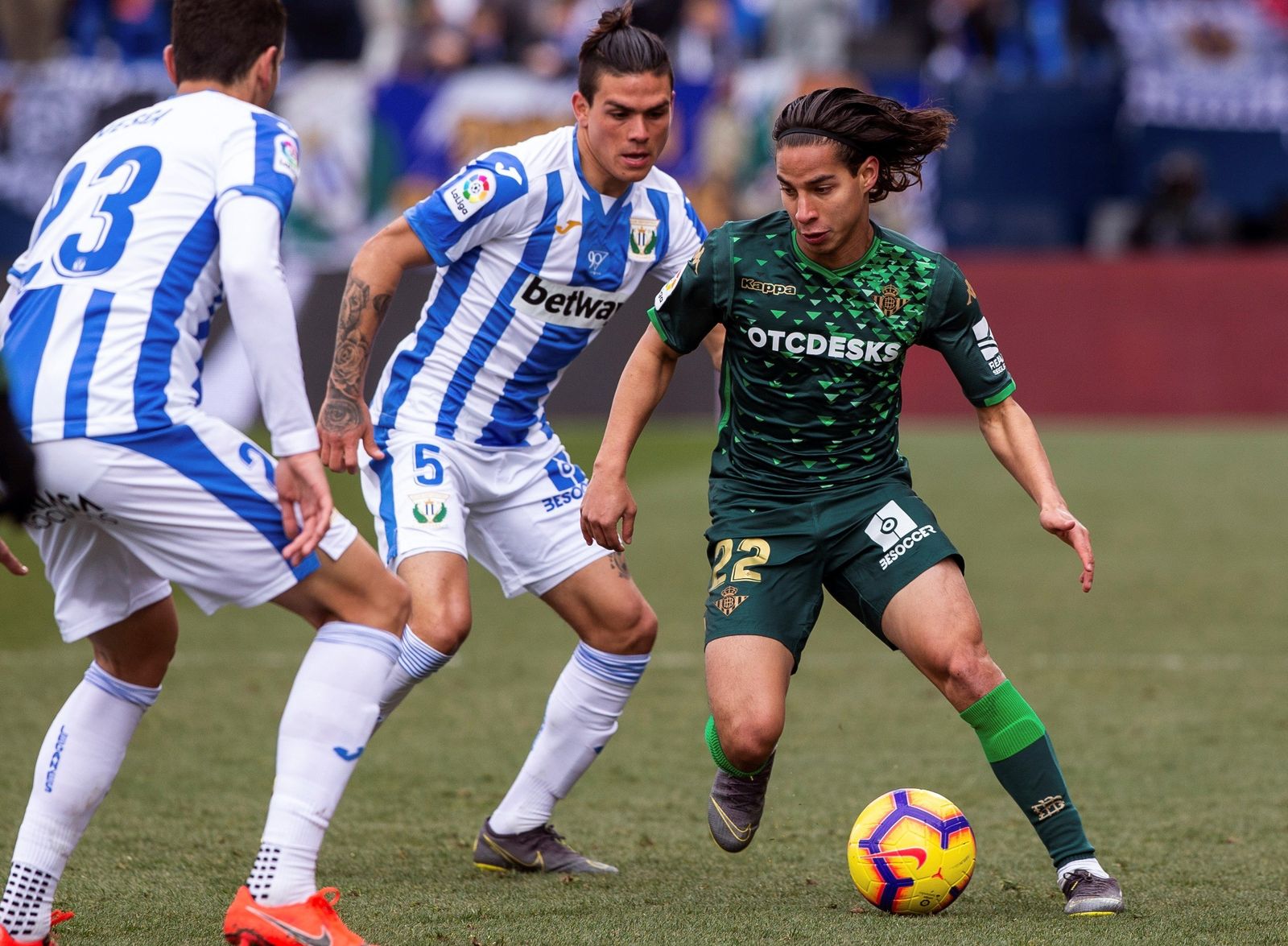 El Leganés-Betis en imágenes