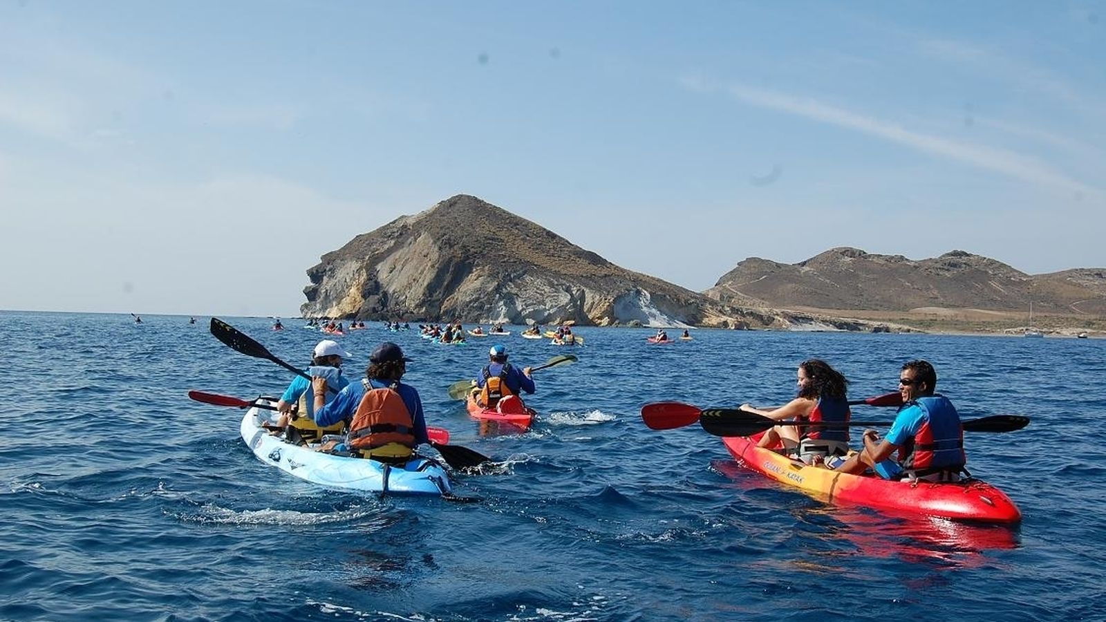 Actividad de kayak en Cabo de Gata