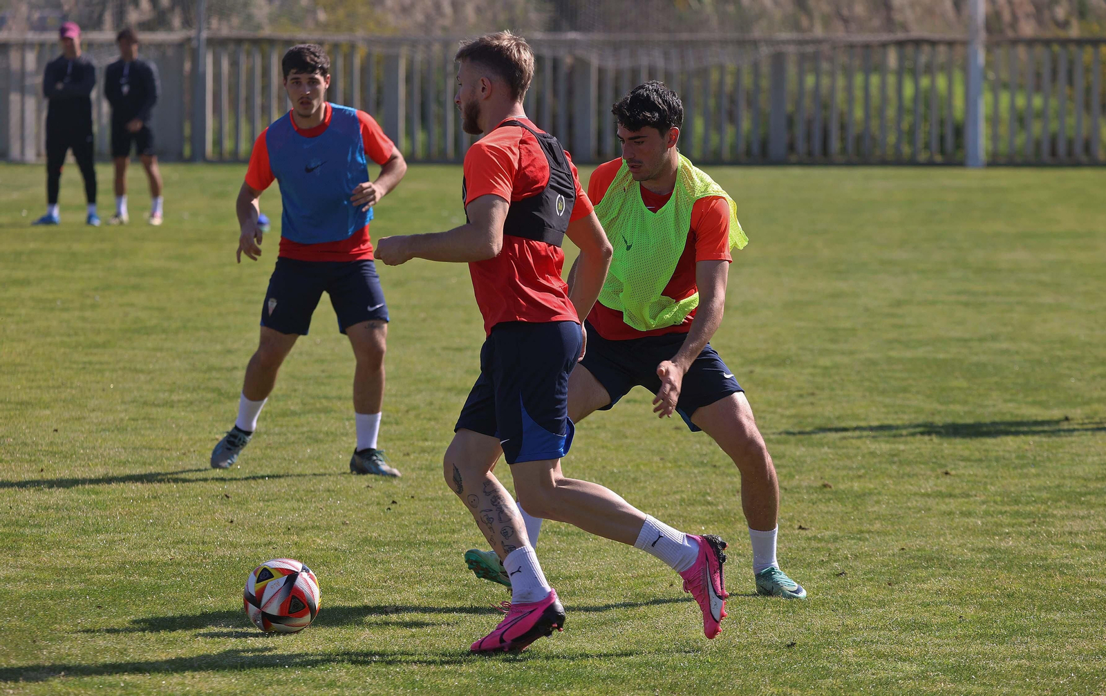 Imágenes del entrenamiento del Algeciras CF