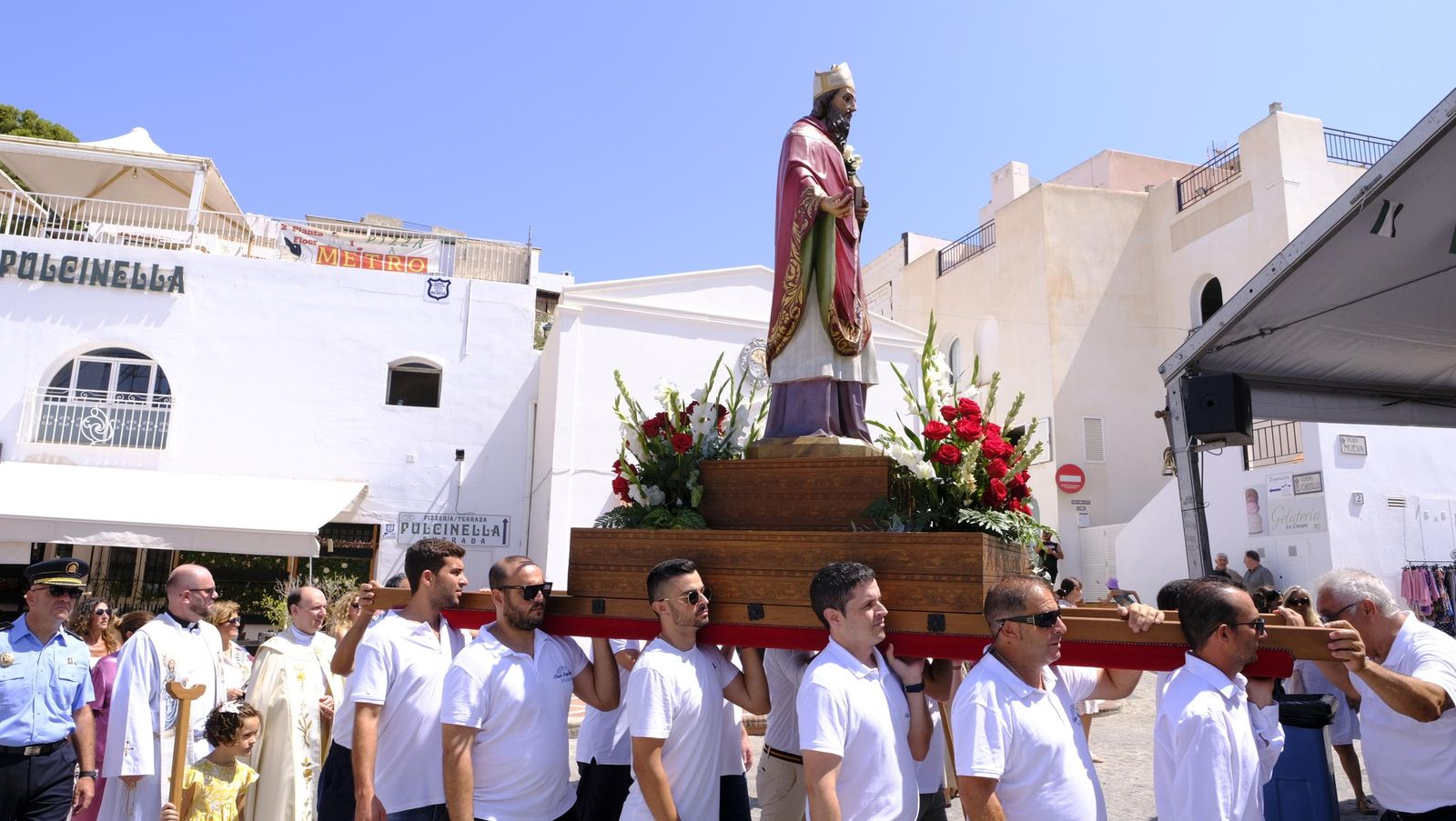 La Procesión de San Agustín en Mojácar, en imágenes