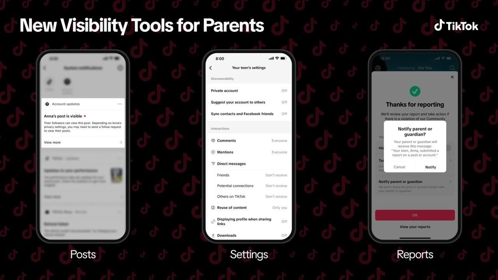 Tik Tok refuerza la seguridad de los menores con nuevas funciones de control parental