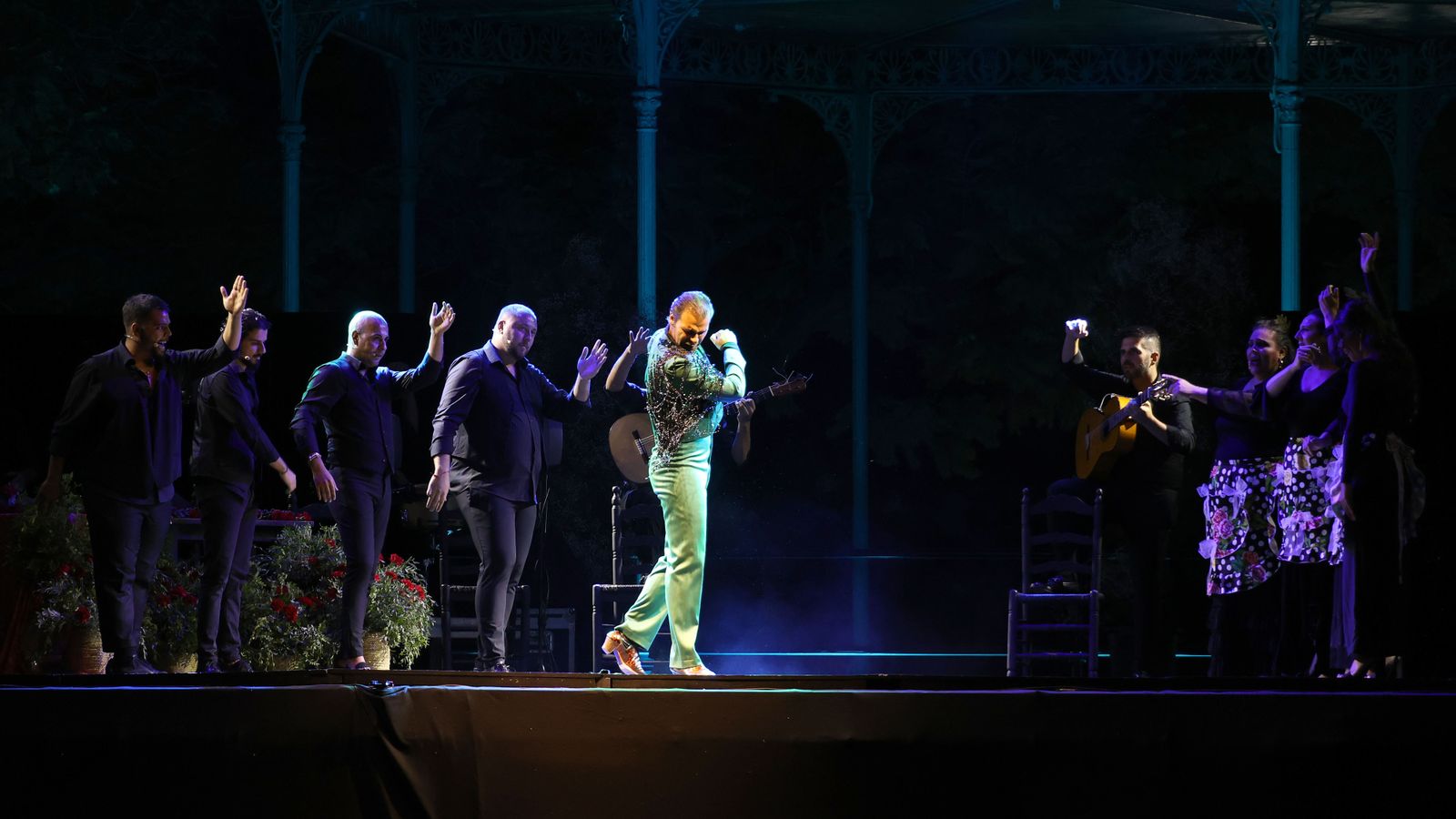 Fiesta de la Bulería Joven con Fernando Jiménez en 'Santiago, Alfa y Compás'