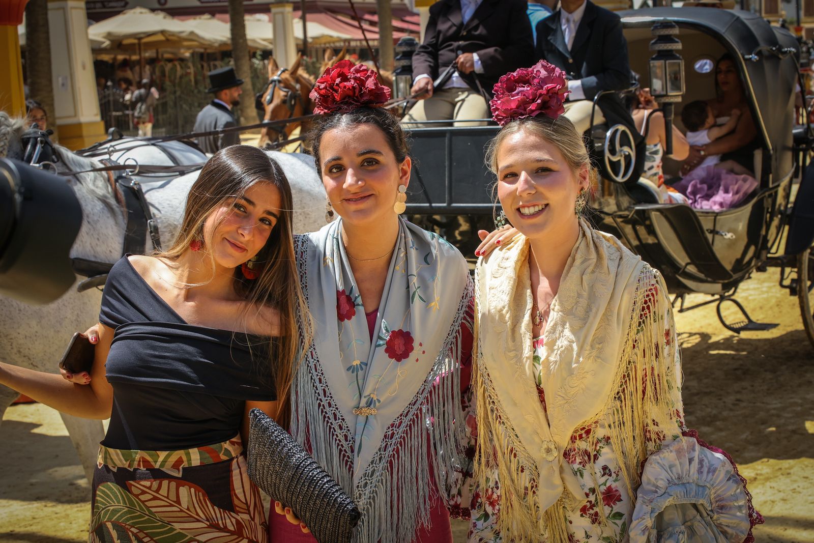Búscate en las fotos  del jueves en la Feria de Jerez