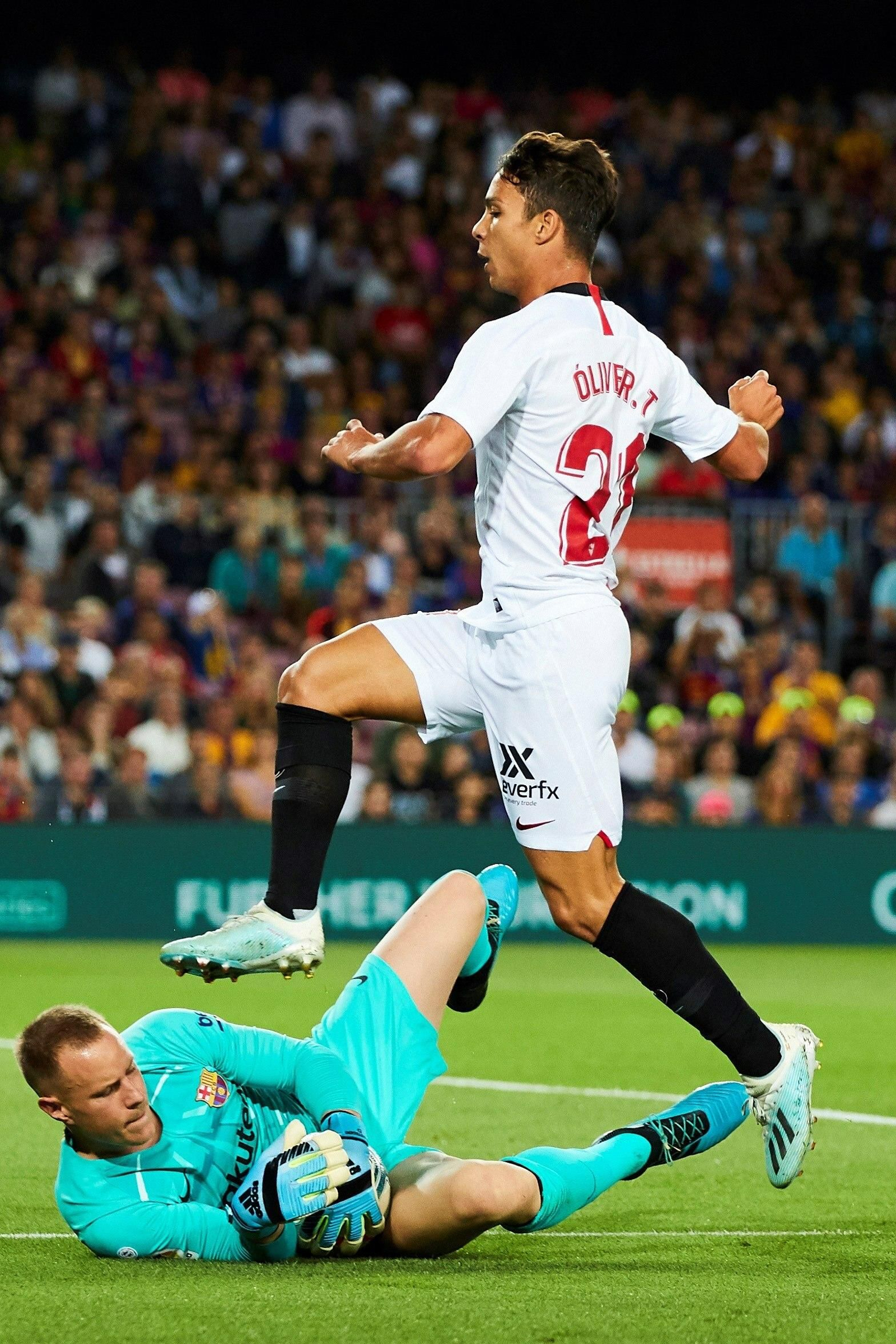Las imágenes del Barcelona-Sevilla Las imágenes del Barcelona-Sevilla