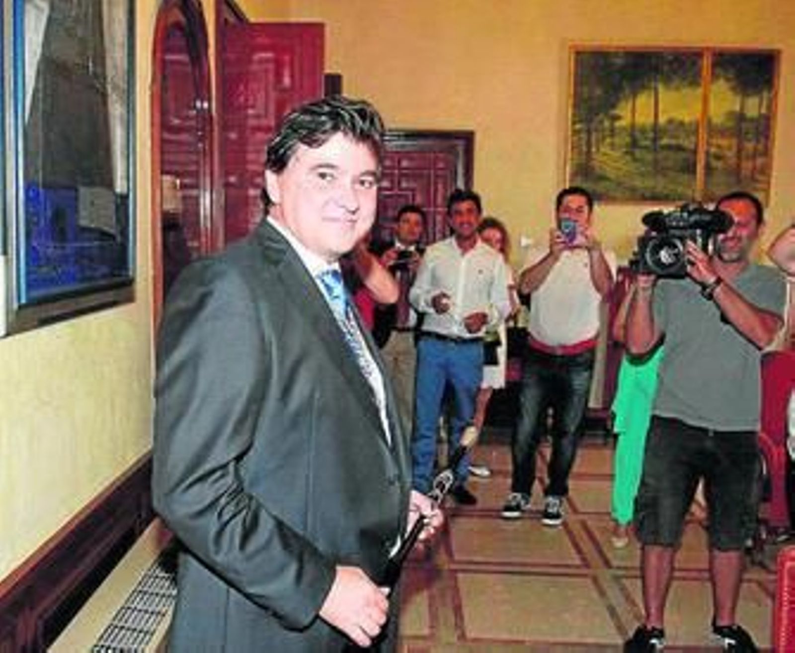 Cruz, estrenando despacho el pasado día 13.