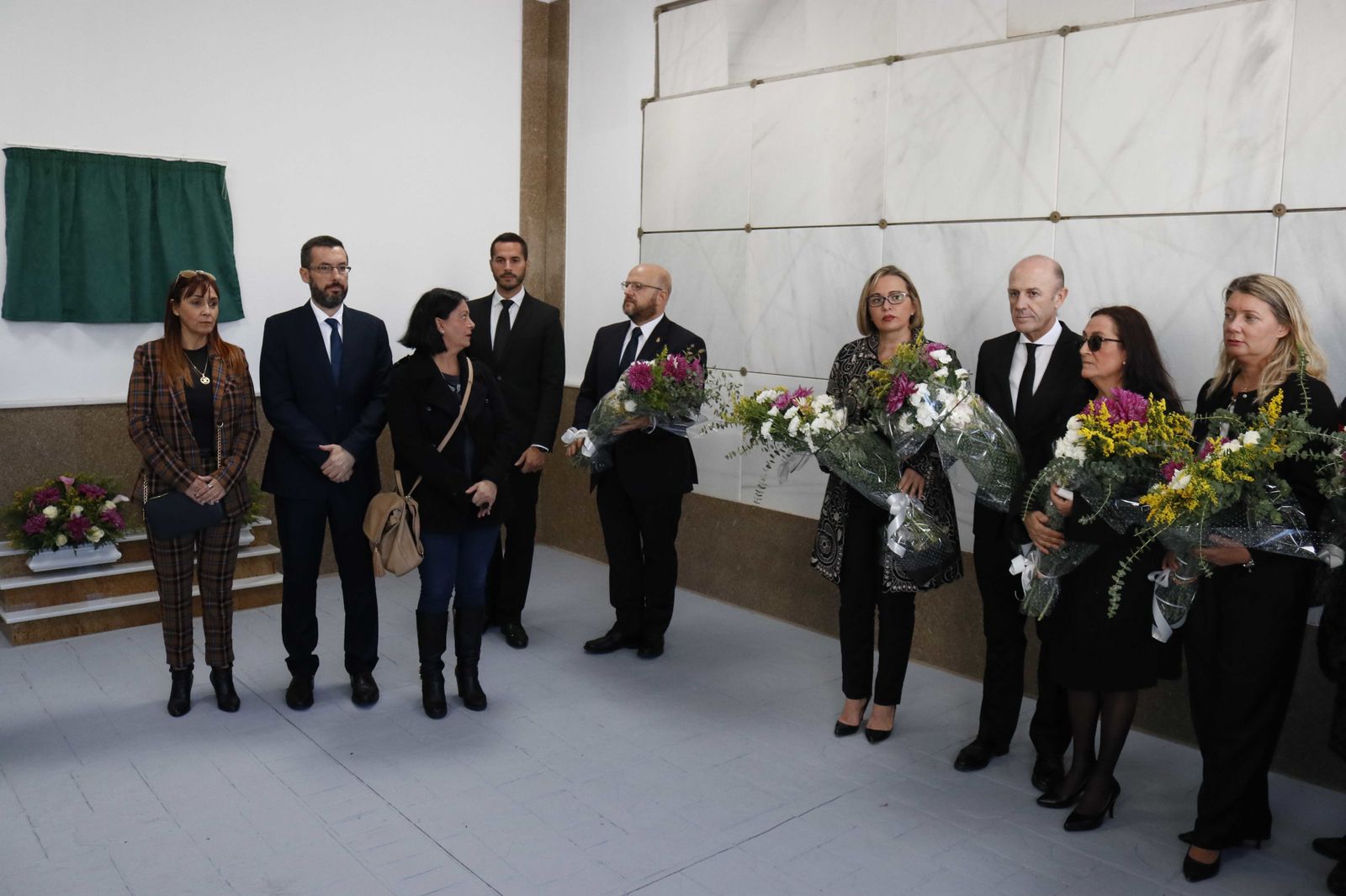 Inauguración del Panteón de los Ilustres en el cementerio de La Línea