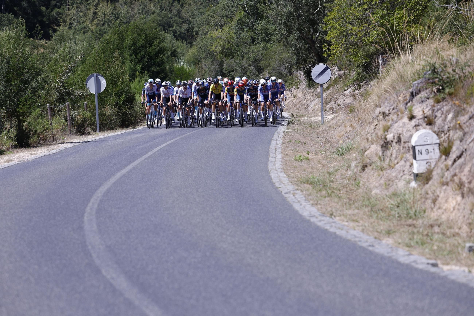 Luis Ángel Maté, protagonista en la fuga de la Vuelta a España